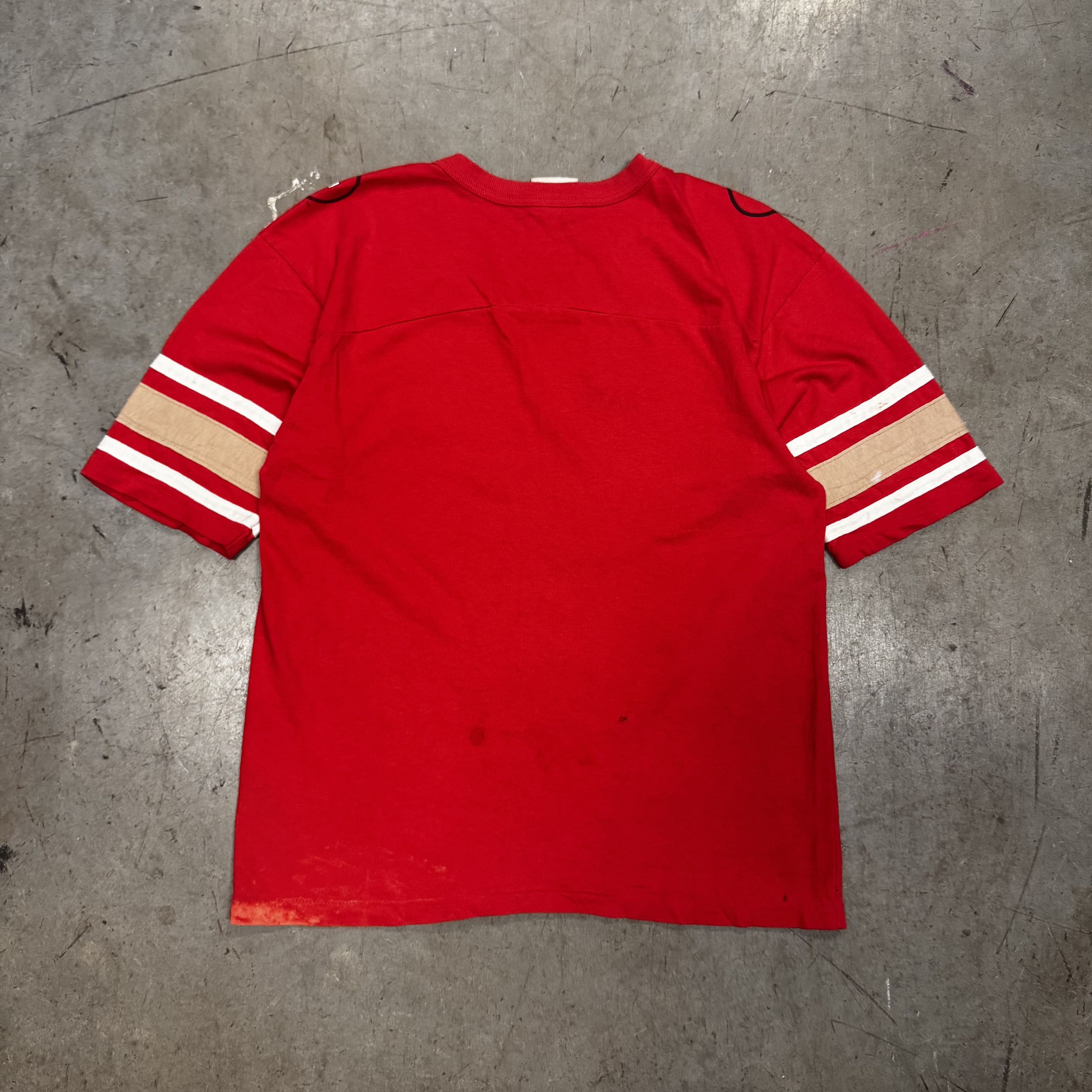 NFL × Vintage VTG 90s San Francisco 49ers Retro Football Jersey T Shirt Size US M / EU 48-50 / 2 - 3 Thumbnail