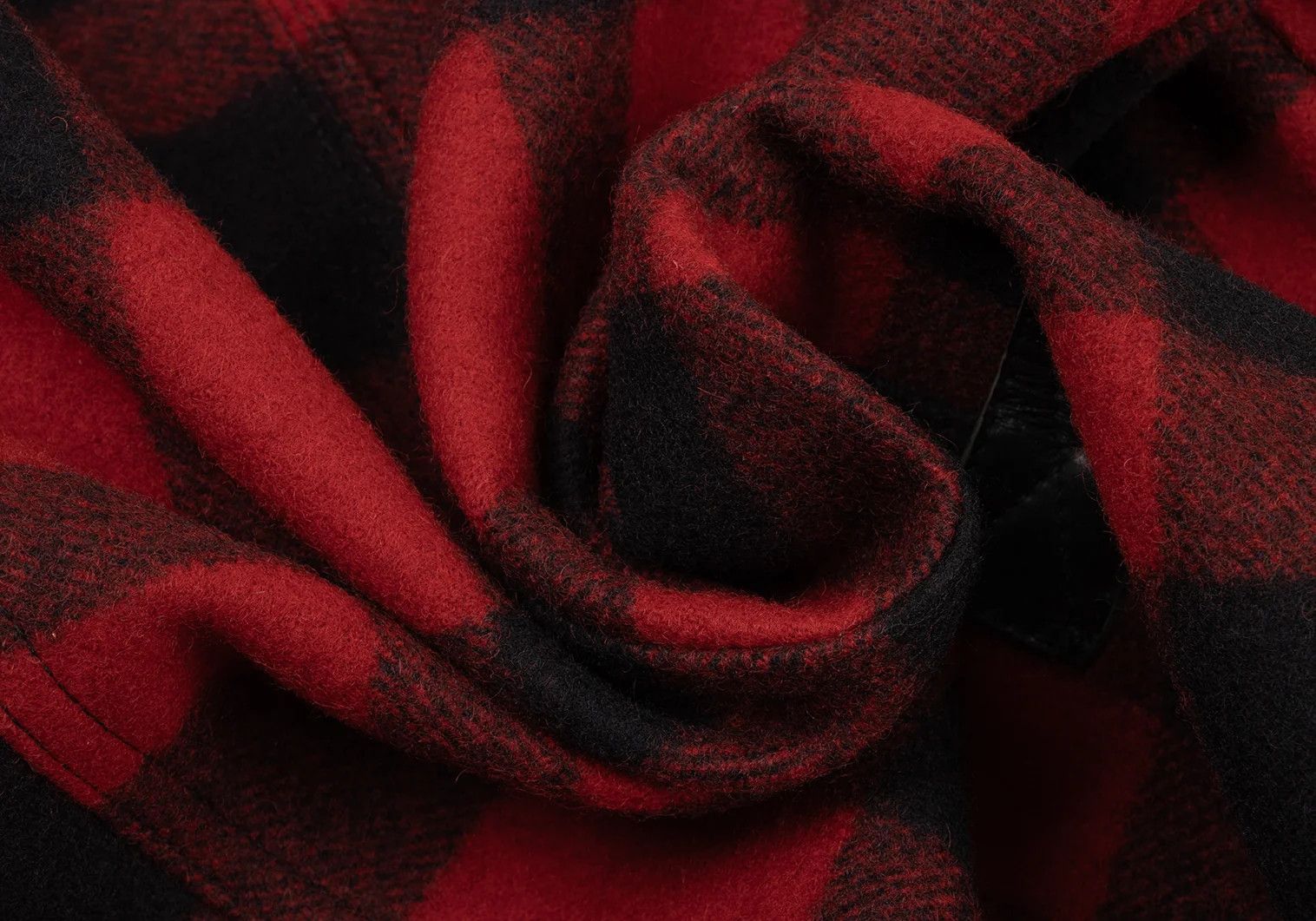 Junya Watanabe Checkered Leather Elbow Patch Jacket Red and Black Size US M / EU 48-50 / 2 - 15 Thumbnail