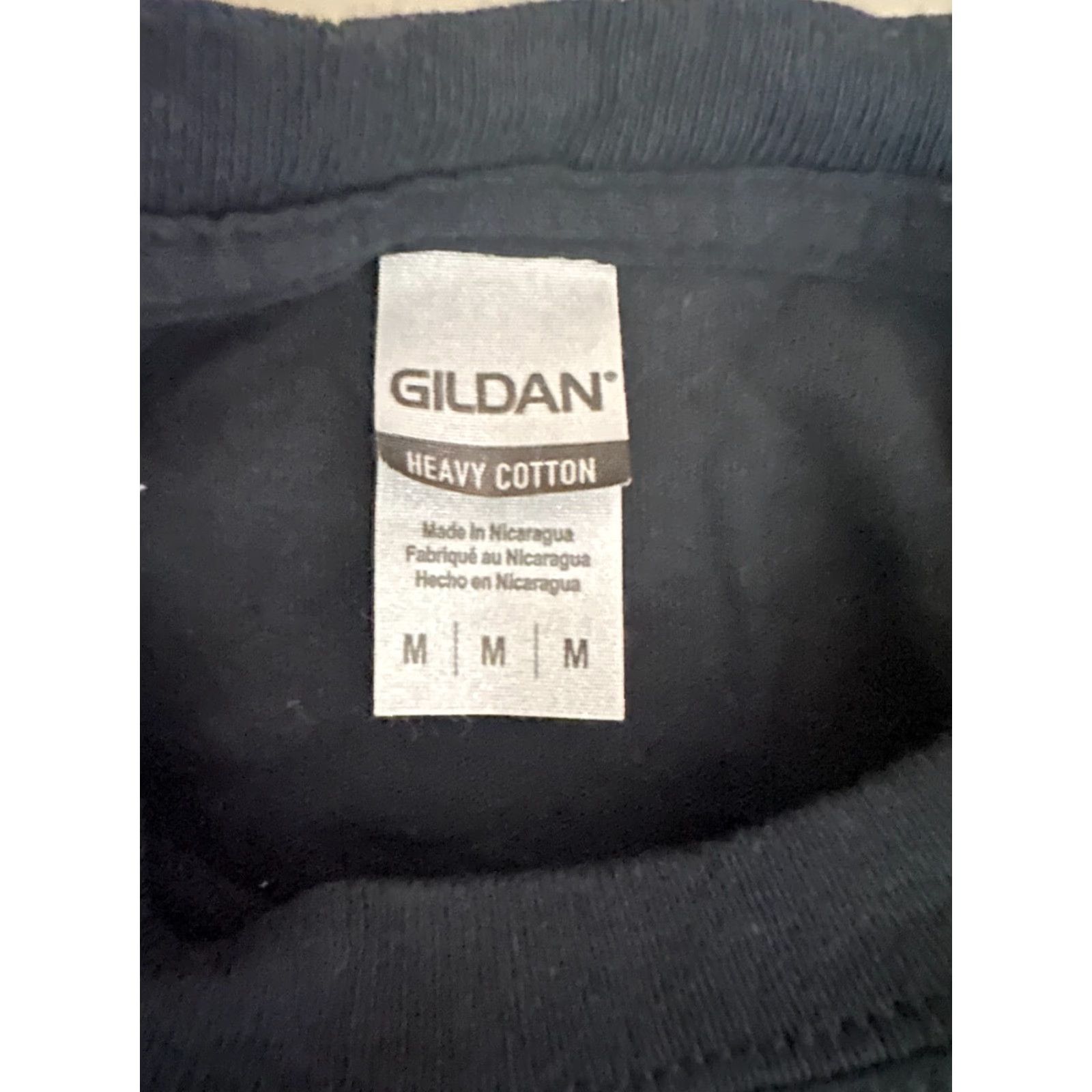 Vintage VINTAGE Gilden T-Shirt Mens U.S. Marines Tee Shirt Motorcycle Harley Black Medium Short Sleeve Crew Neck Graphic Print Cotton Size US M / EU 48-50 / 2 - 3 Thumbnail