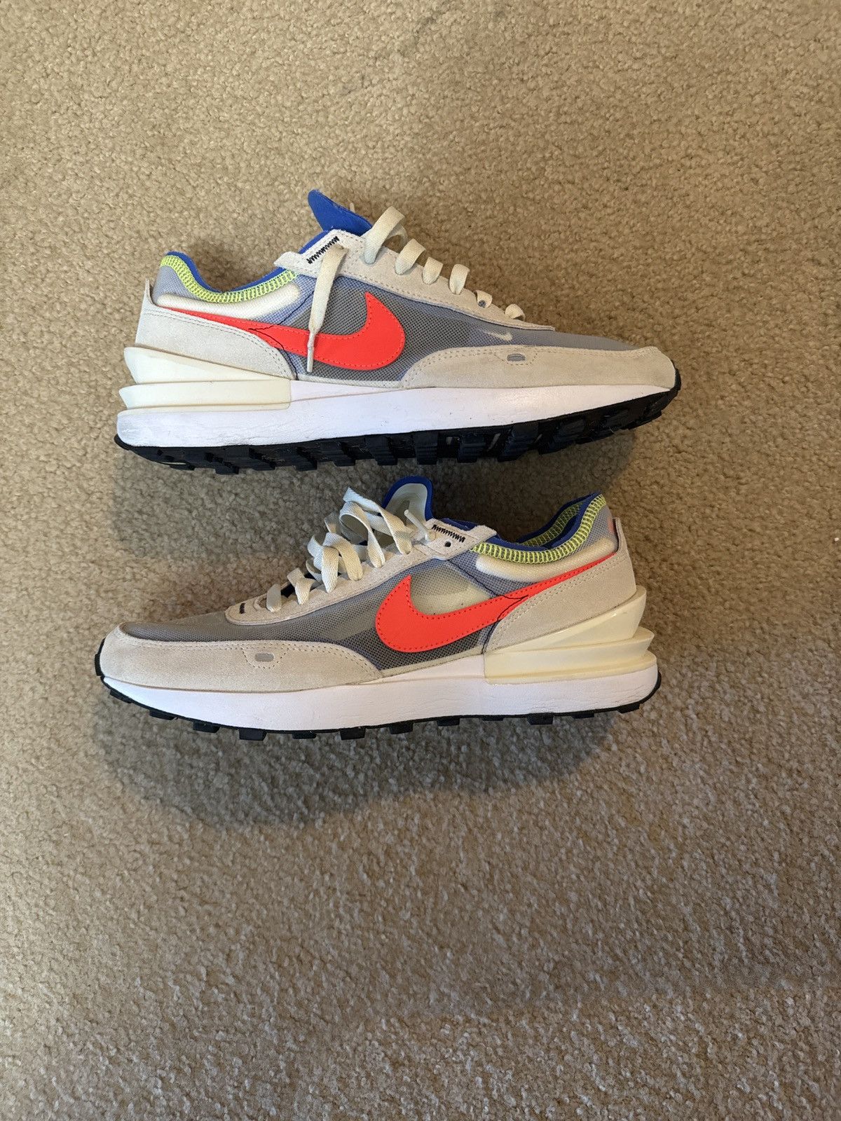 Nike 2021 Waffle One 'Coconut Milk Crimson Royal' SZ.10 Size US 10 / EU 43 - 7 Thumbnail