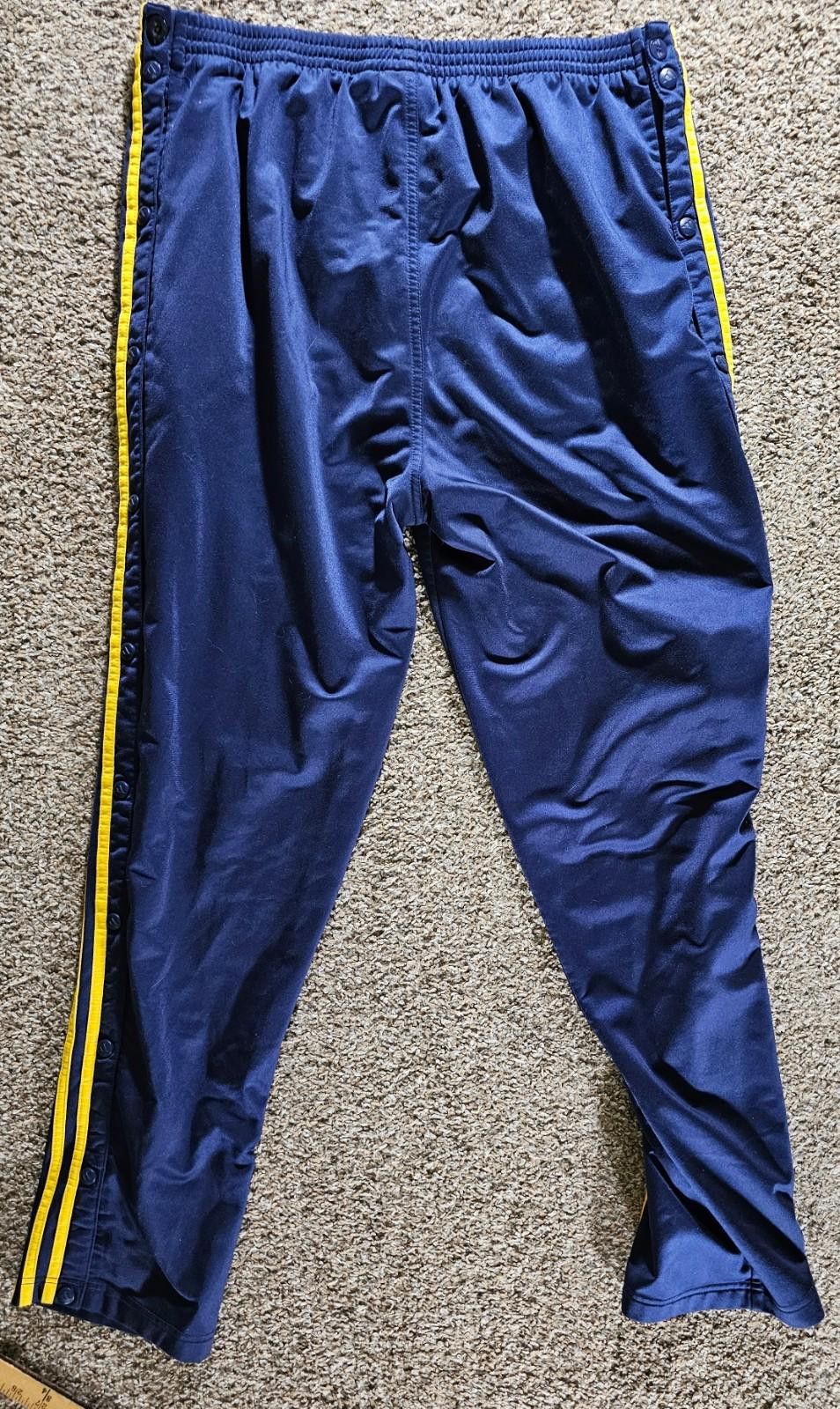 Adidas Adidas pants mens XL VINTAGE break away snap sides tear away Size US 36 / EU 52 - 8 Thumbnail