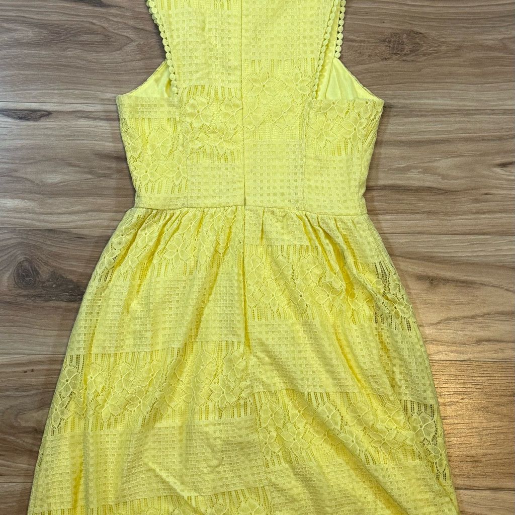 Other Altar’d State Women’s XS Yellow Lace Dress Size XXS / US 00 / IT 34 - 2 Thumbnail