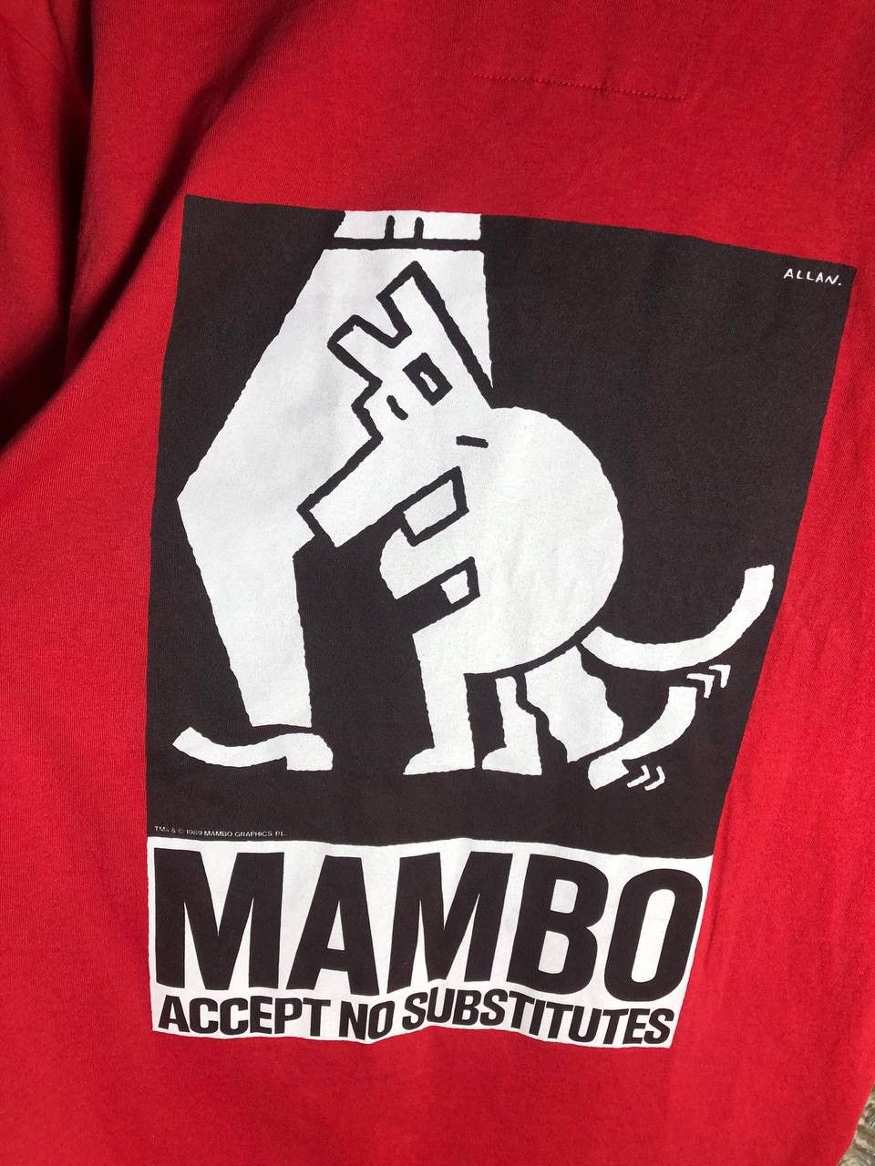Mambo × Vintage VERY RARE MAMBO DOUBLE PRINTED 1989 T-SHIRT JAPAN STYLE Y2K Size US L / EU 52-54 / 3 - 9 Thumbnail