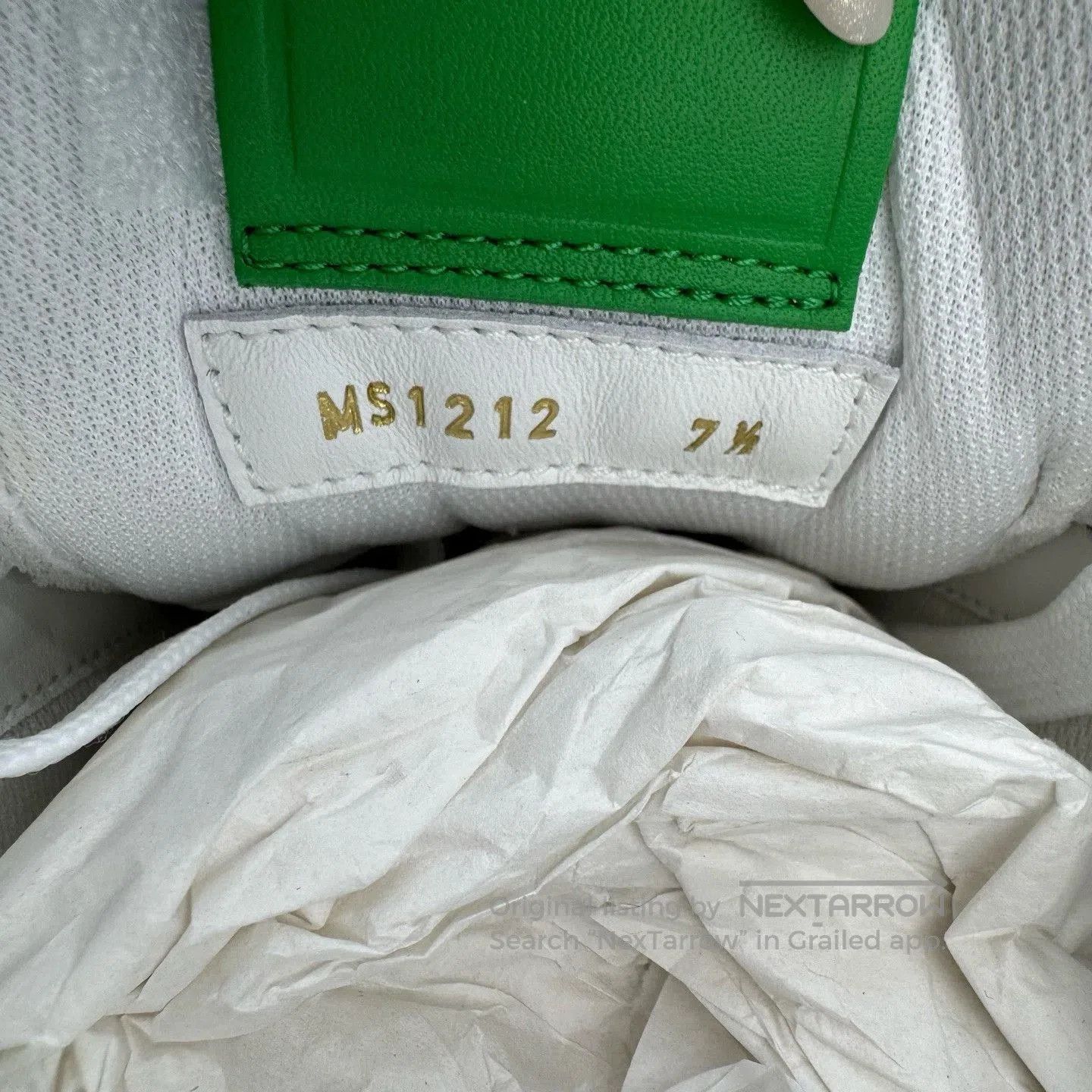 Louis Vuitton Louis Vuitton Monogram Embossed White Green Trainer. Size US 8.5 / EU 41-42 - 3 Thumbnail