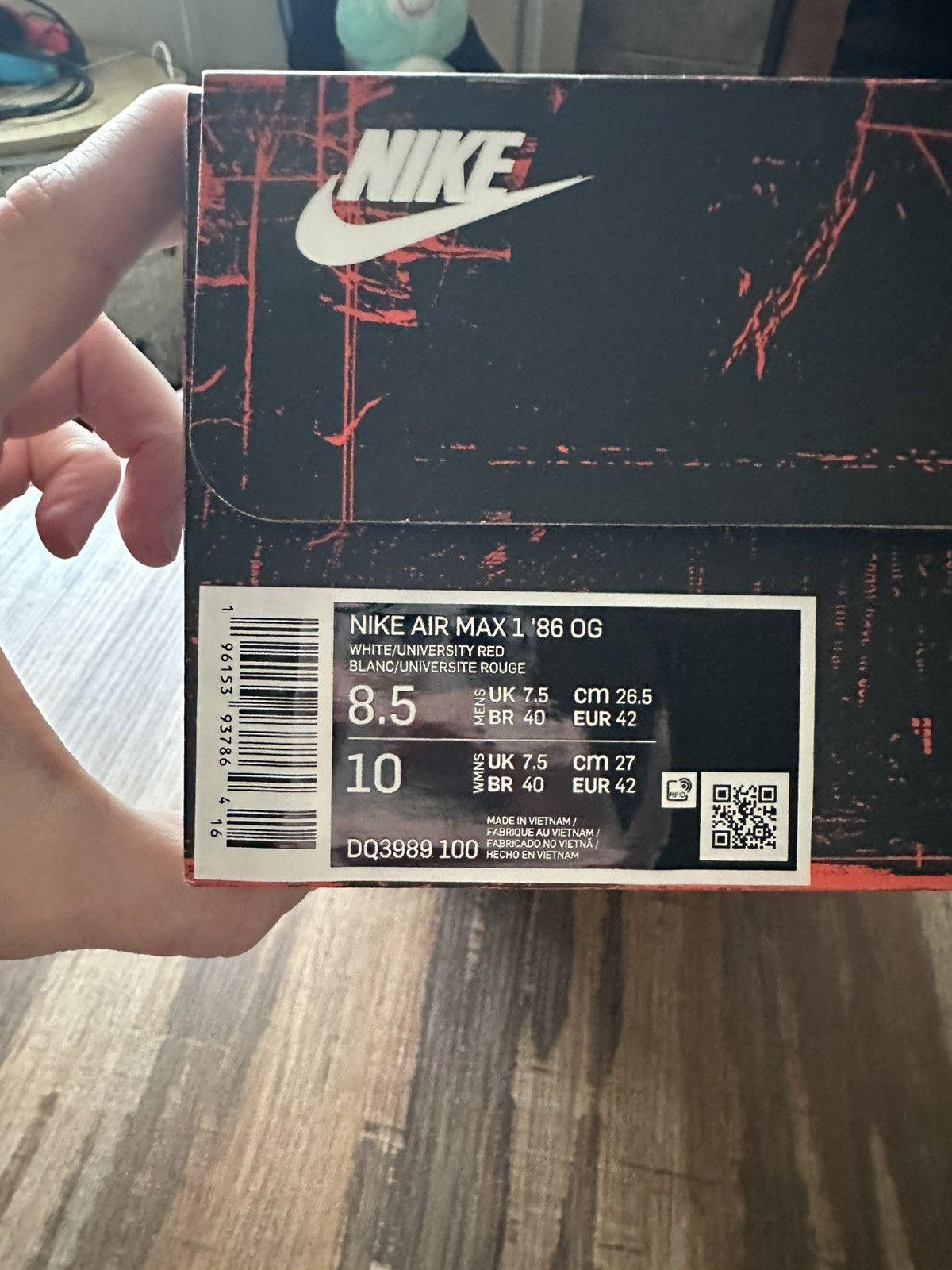 Nike Nike Air Max 1 ‘86 OG “Big Bubble Sports Red” Size US 8.5 / EU 41-42 - 8 Thumbnail