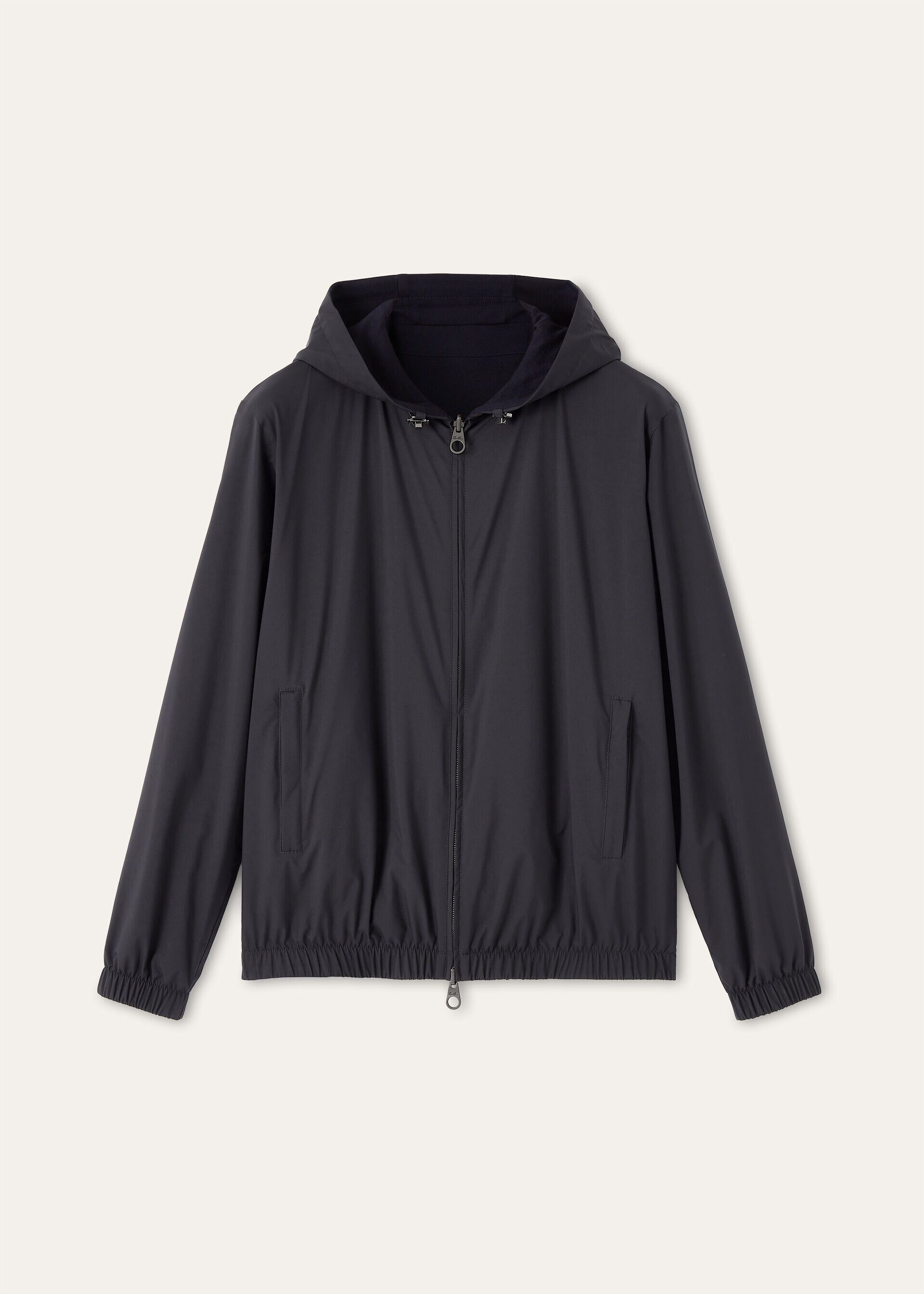 Loro Piana o1srvl11e0526 Reversible Zip-Up Hooded Jacket in Blue Navy Size US S / EU 44-46 / 1 - 1 Thumbnail