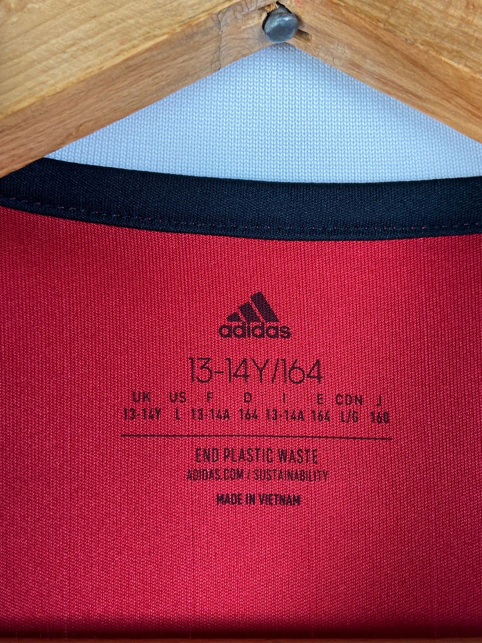 Adidas : Adidas Manchester United jersey red football soccer kit Size US S / EU 44-46 / 1 - 6 Thumbnail