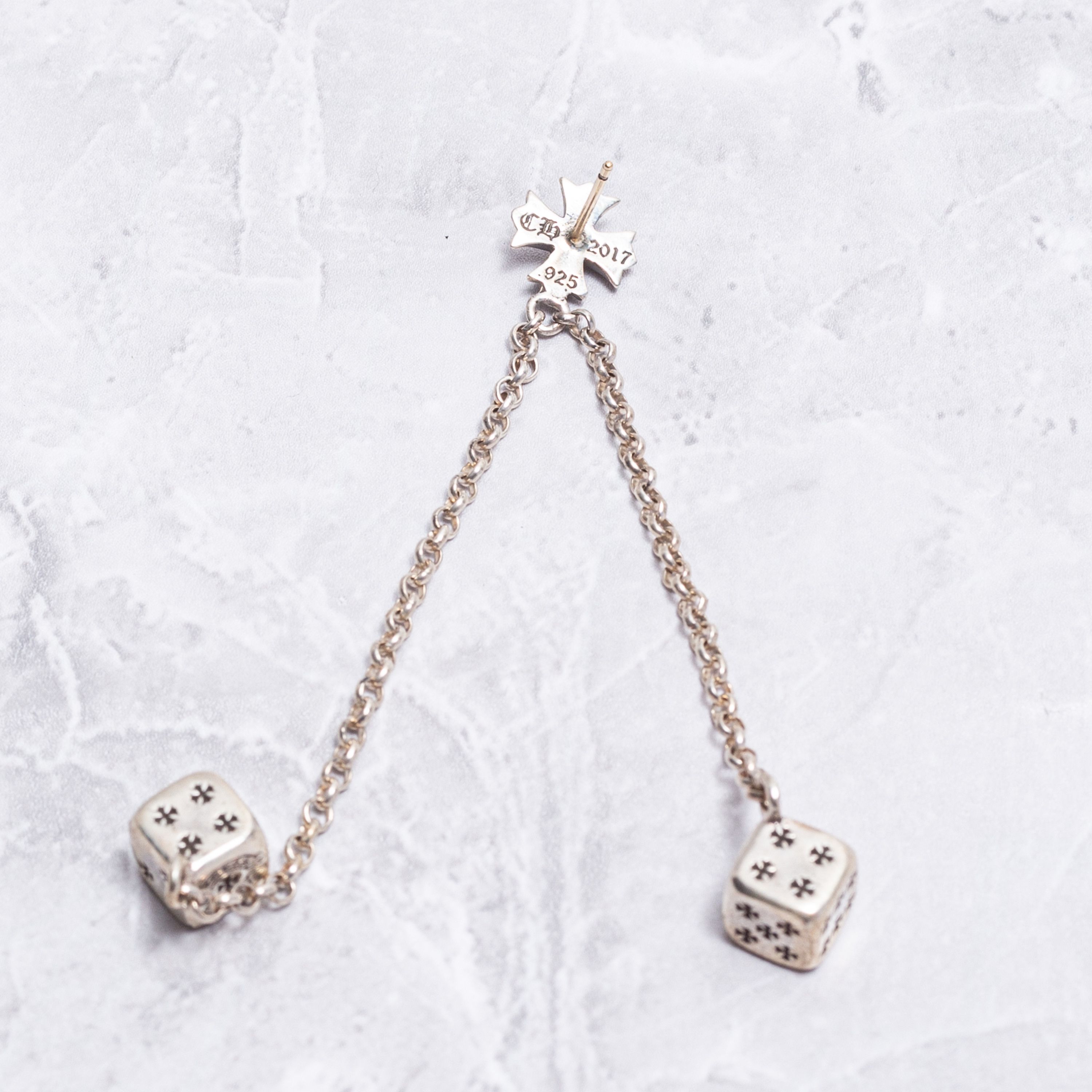 Chrome Hearts CHROME HEARTS CH Plus Post Dice Left Side Earring Size ONE SIZE - 5 Thumbnail