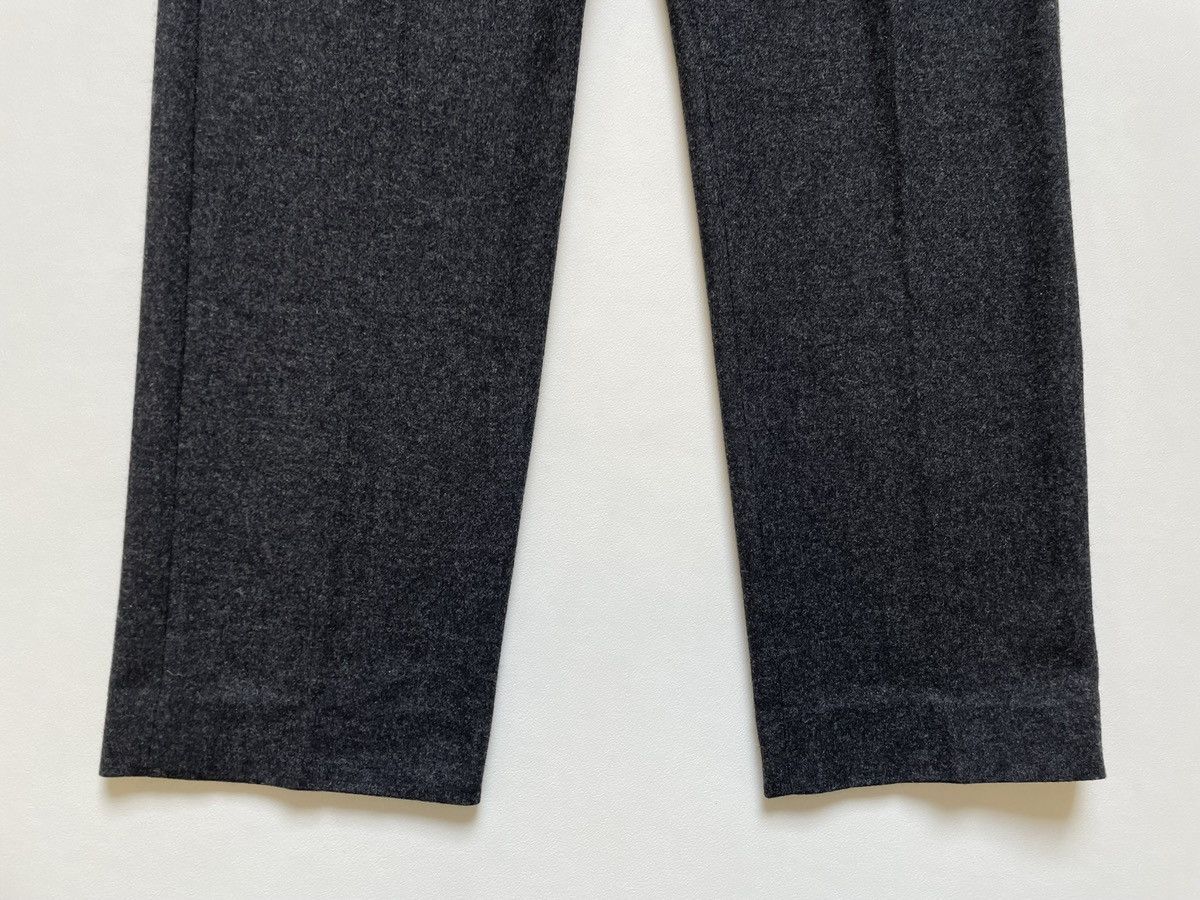 Dries Van Noten Gray Wool Drawstring Waist Trousers Size US 34 / EU 50 - 10 Thumbnail