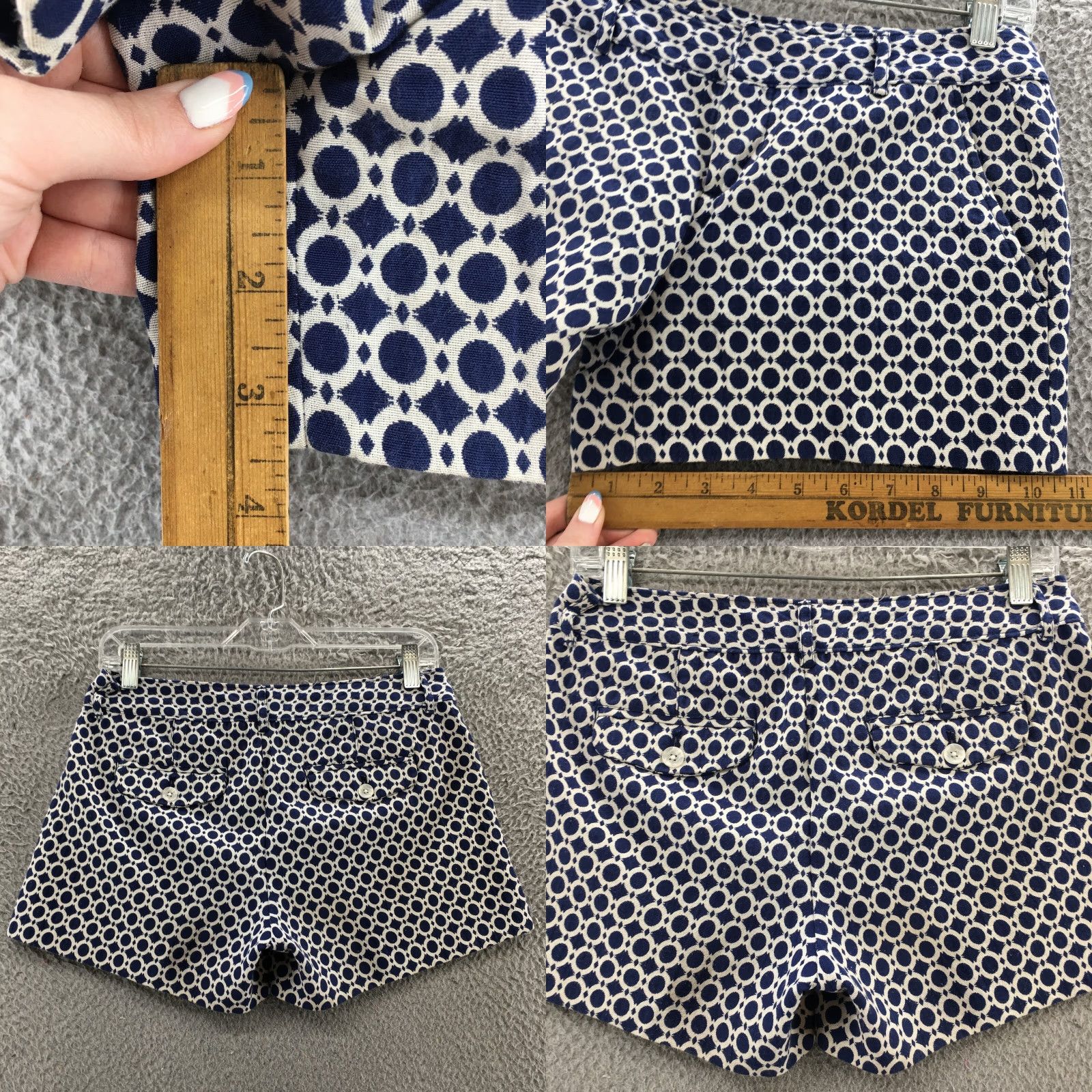Banana Republic Banana Republic Chino Shorts Womens 0 Multicolor Cotton Blend Shirt? Size 25" / US 0 / IT 36 - 8 Thumbnail