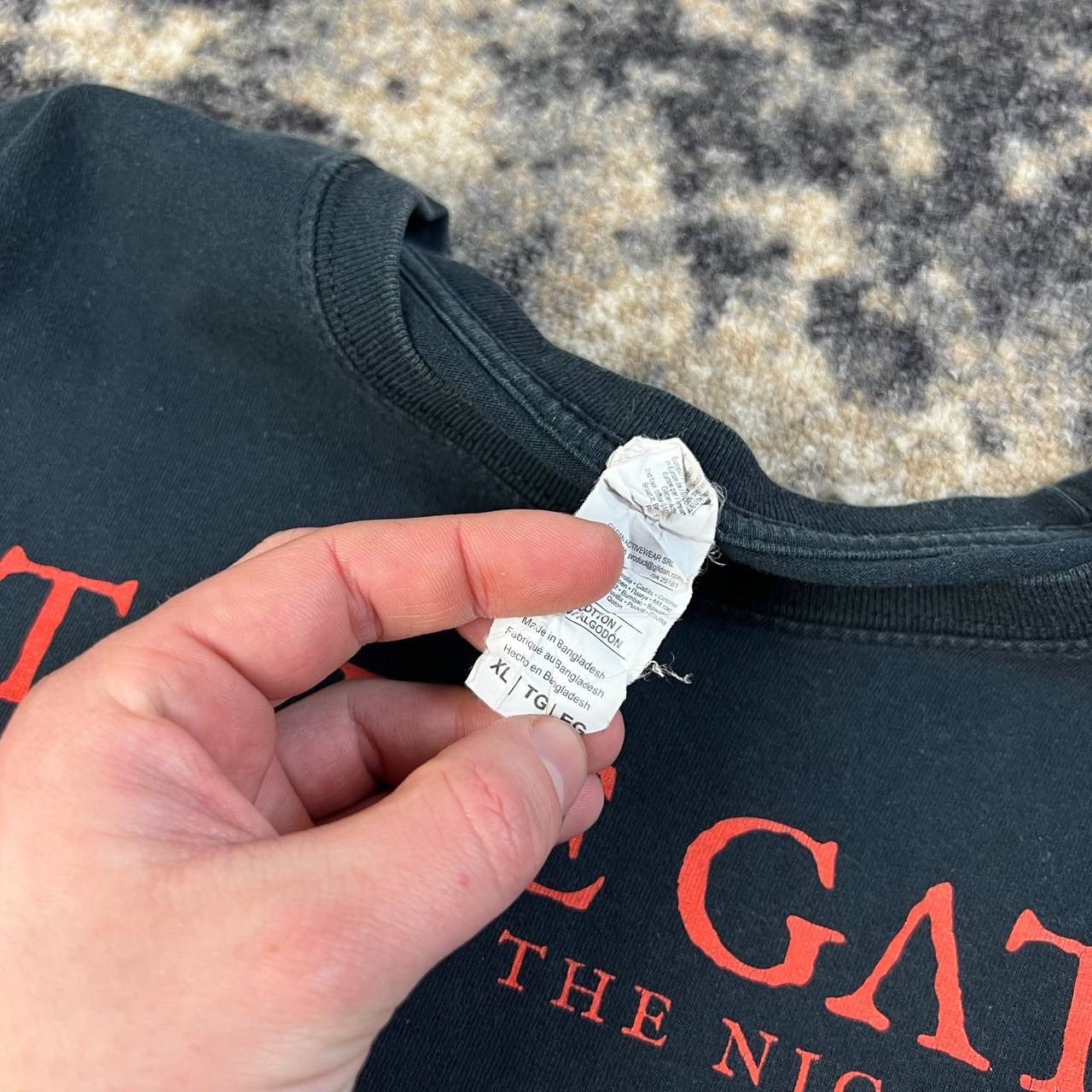 Band Tees At The Gates Vintage Y2K Death Metal Rock Band T-Shirt 1TS74 Size US XL / EU 56 / 4 - 4 Thumbnail