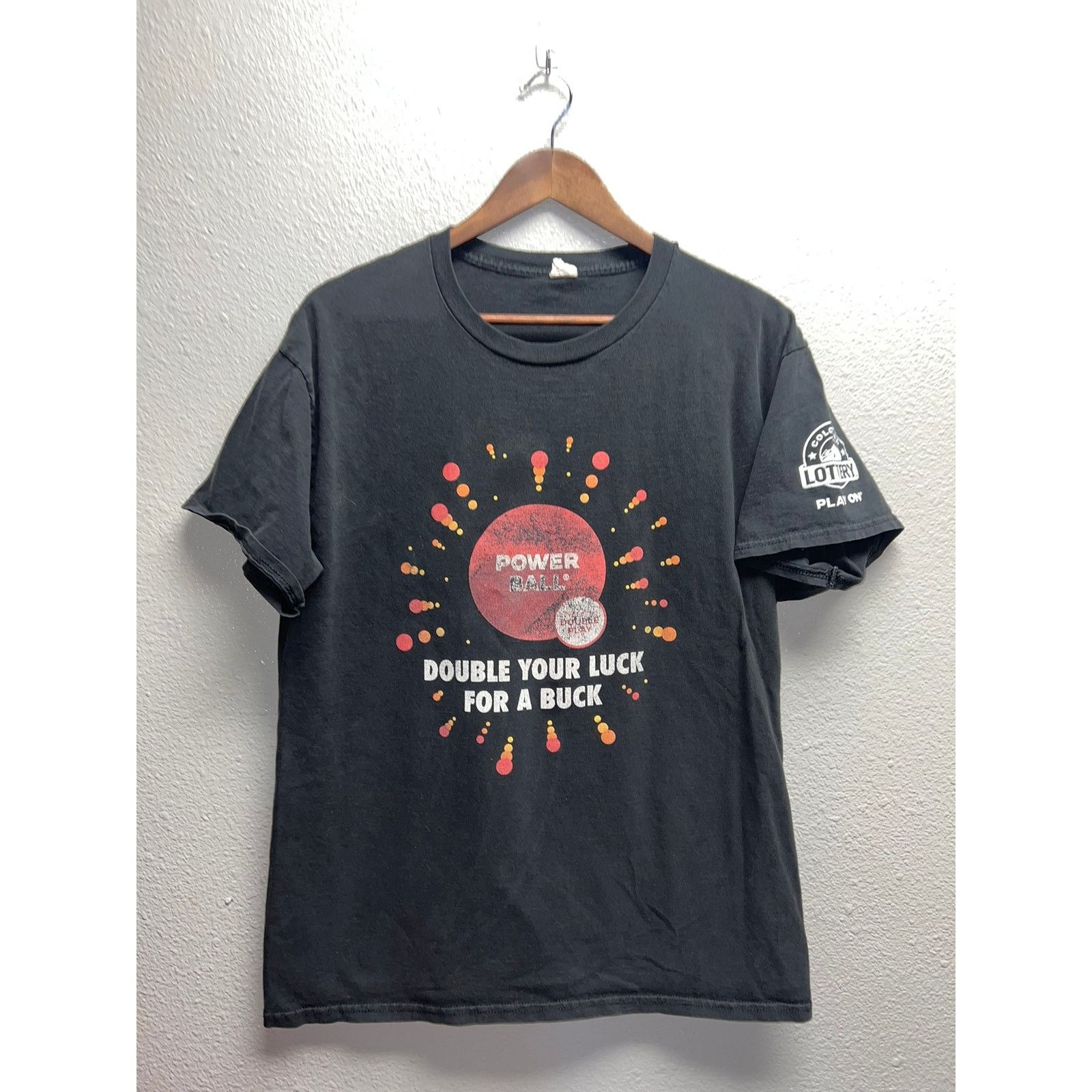 Vintage Vintage Power Ball Shirt Powerball Double Play black Tee M Size US M / EU 48-50 / 2 - 1 Thumbnail