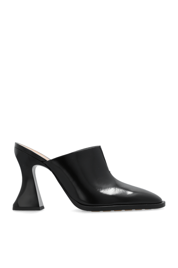 Bottega Veneta o1n1vont1125 Cha-Cha Mules in Black Size US 9 / IT 39 - 1 Thumbnail