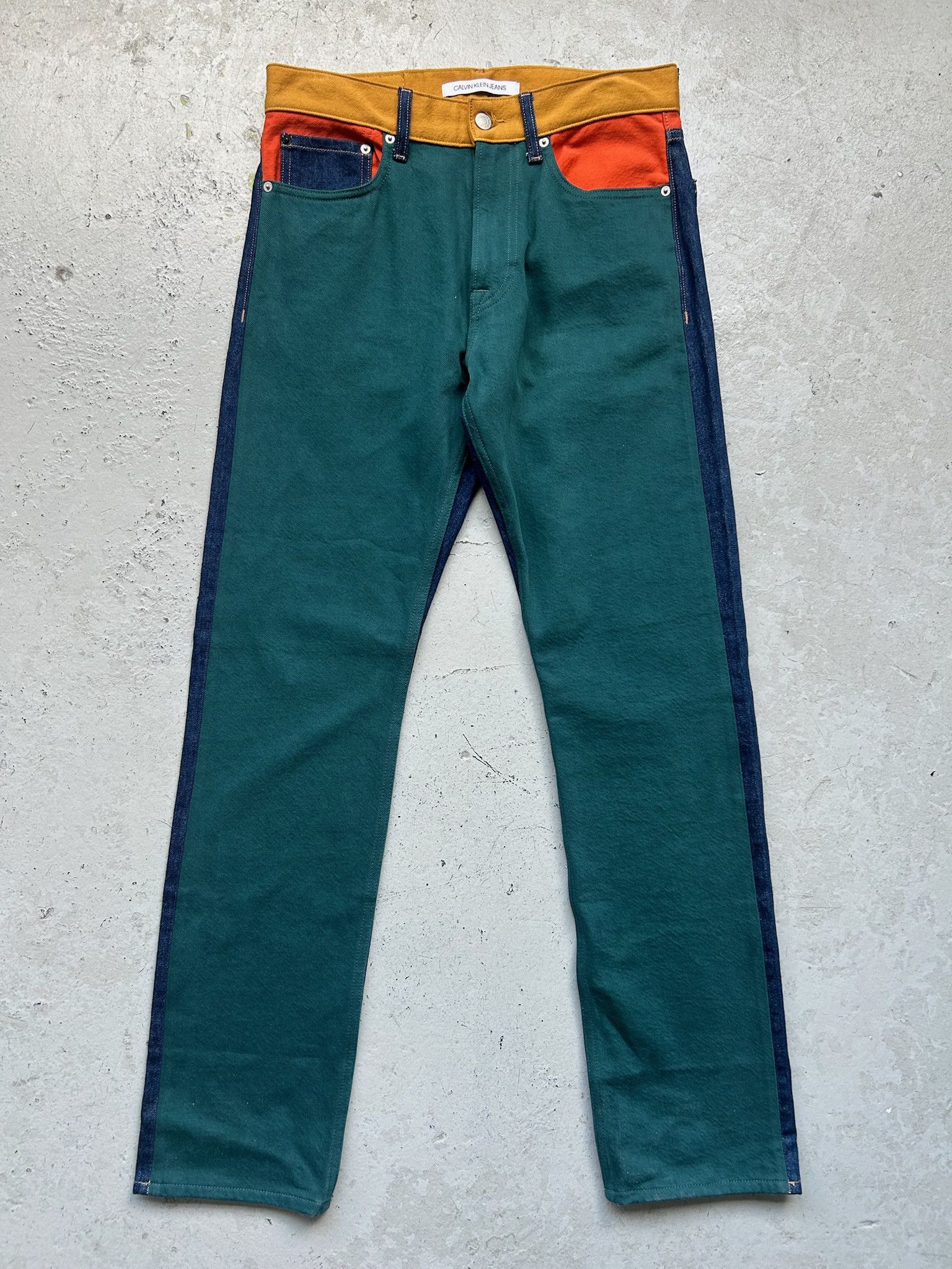 Calvin Klein Calvin Klein Jeans Color Block Denim Size US 30 / EU 46 - 1 Thumbnail
