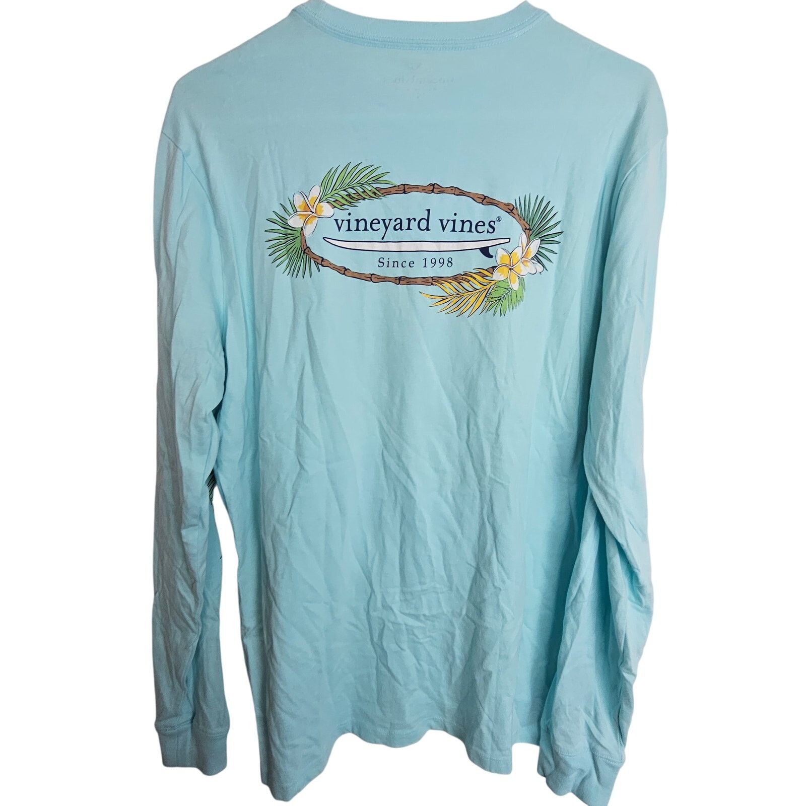 Vineyard Vines Vineyard Vines Mens Tropical Surf Pocket Tee S Beach Preppy Size US S / EU 44-46 / 1 - 7 Thumbnail