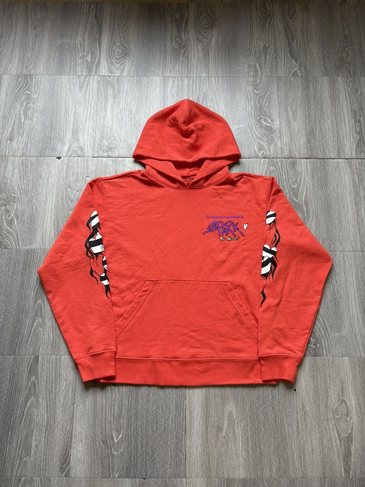 Chrome Hearts Chrome Hearts Orange Matty Boy Sadistic Hoodie Size US S / EU 44-46 / 1 - 1 Thumbnail