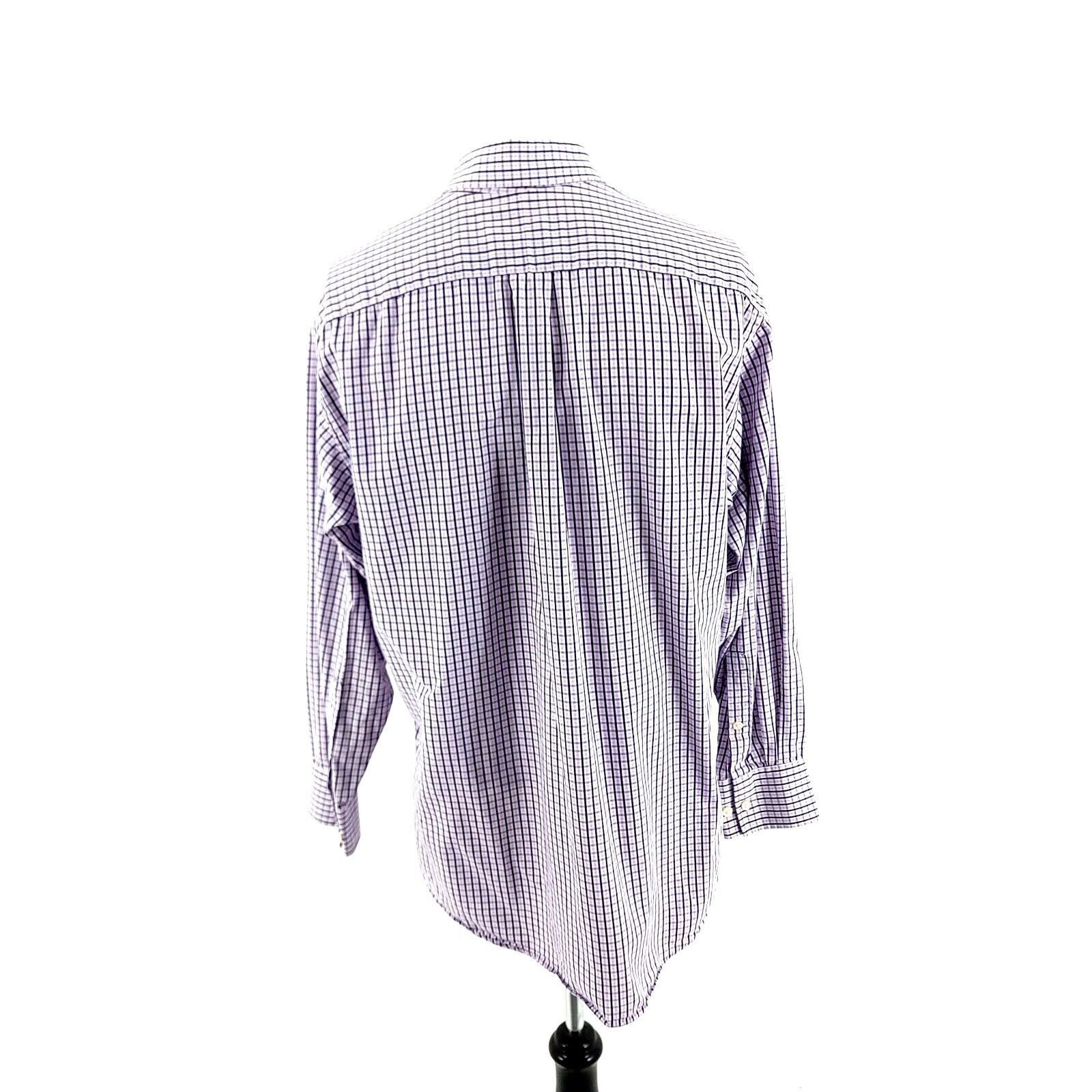 Michael Kors Michael Kors Purple Plaid 15.5 32/33 Button Down Shirt Long Size US M / EU 48-50 / 2 - 4 Thumbnail