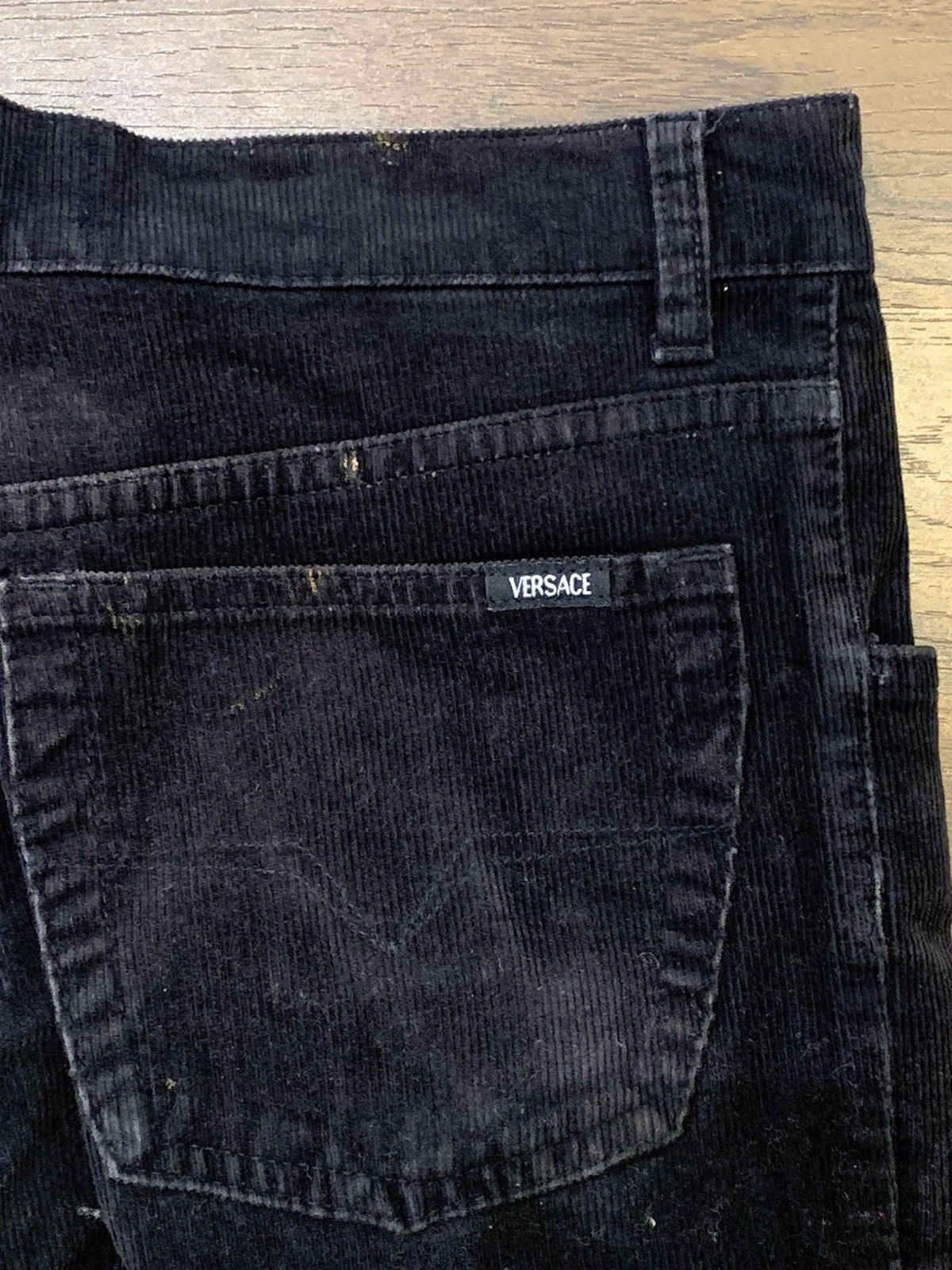 Versace × Versace Jeans Couture × Vintage Vintage Versace corduroy pants Size US 34 / EU 50 - 7 Thumbnail