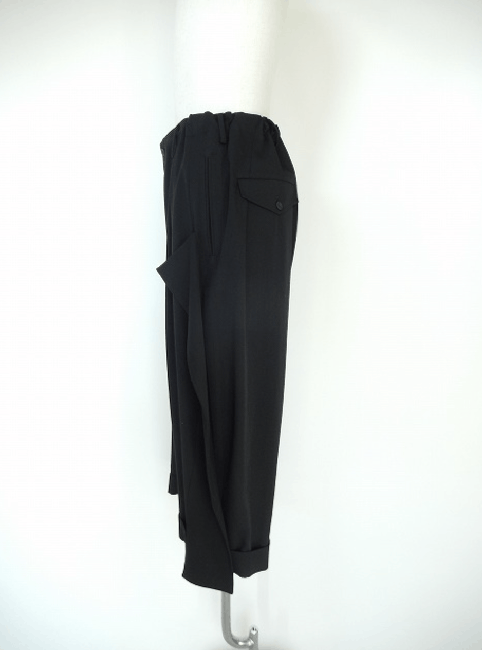 Yohji Yamamoto Yohji Yamamoto Pour Homme - W/Gabardine Mackin Pants Size US 30 / EU 46 - 11 Thumbnail