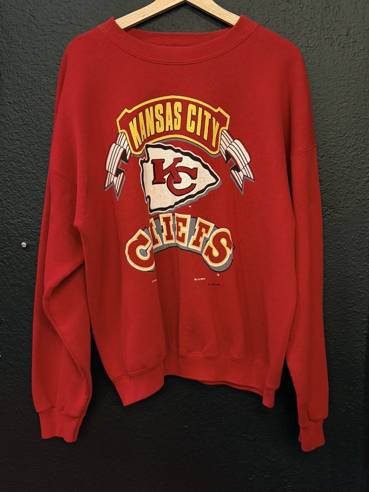 Vintage Vintage Cheifs Crewneck Size US XL / EU 56 / 4 - 1 Thumbnail