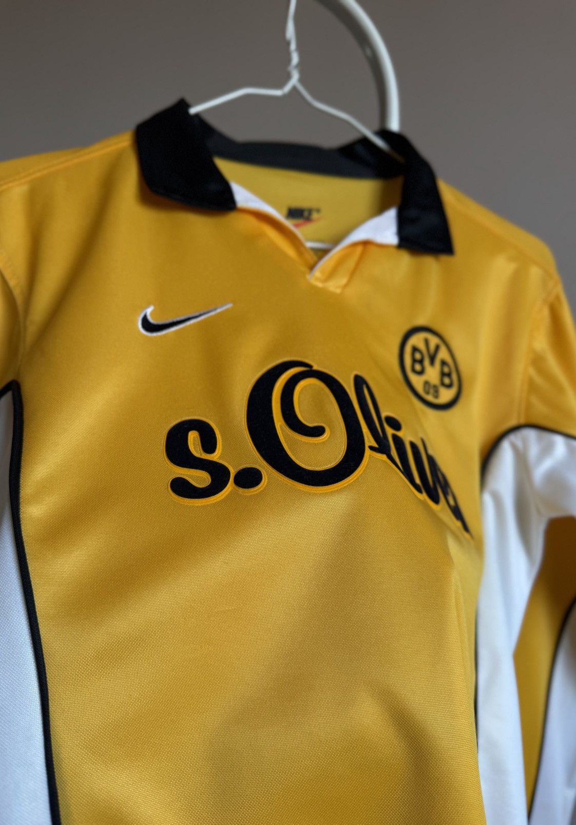 Nike Vintage Nike Borussia Dortmund 1998/00 Home Jersey Size M / US 6-8 / IT 42-44 - 10 Thumbnail