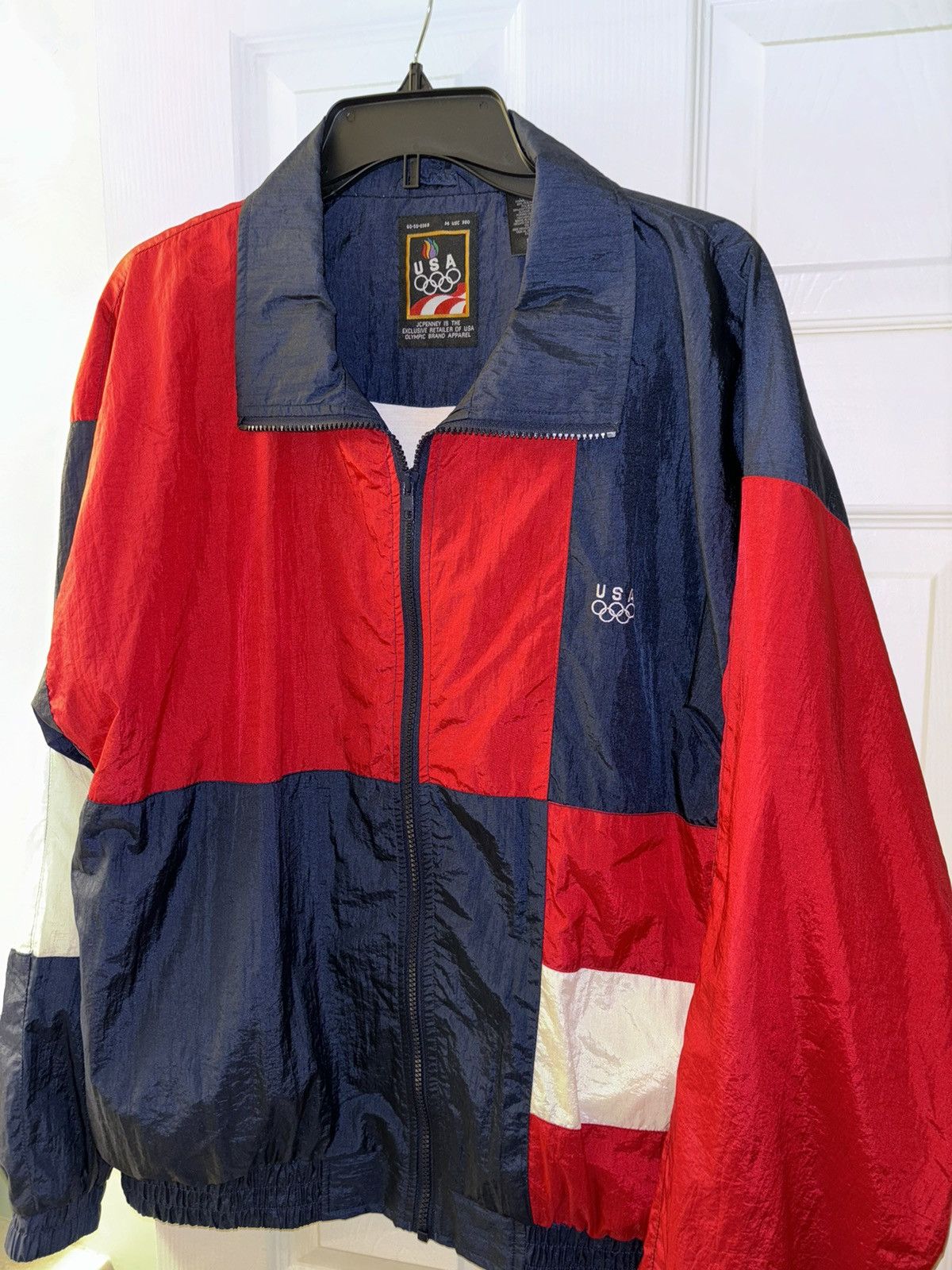 VINTAGE TEAM USA OLYMPIC BOMBER JACKET - Size M (36)