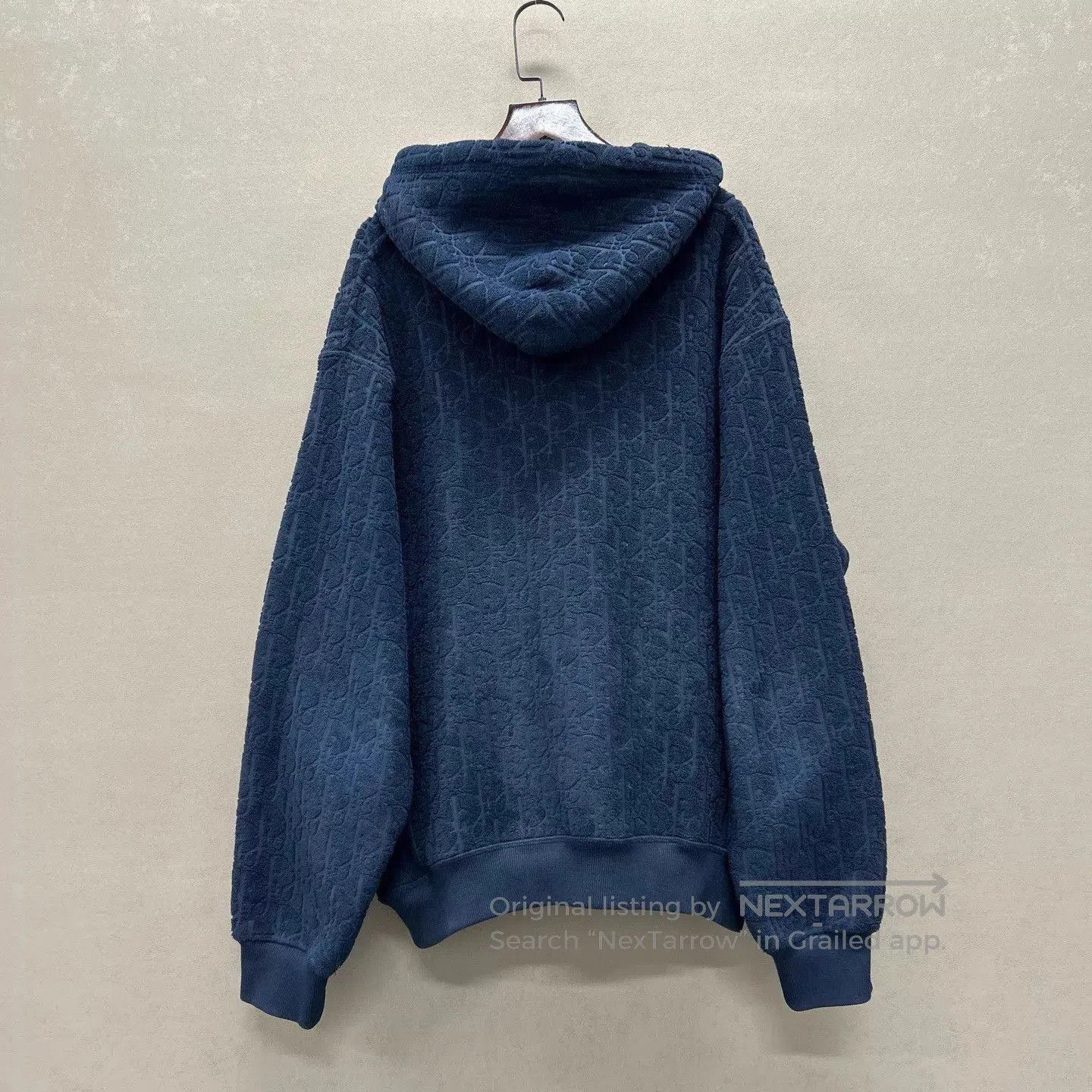 Dior Blue Textured Hoodie . Size US L / EU 52-54 / 3 - 2 Thumbnail