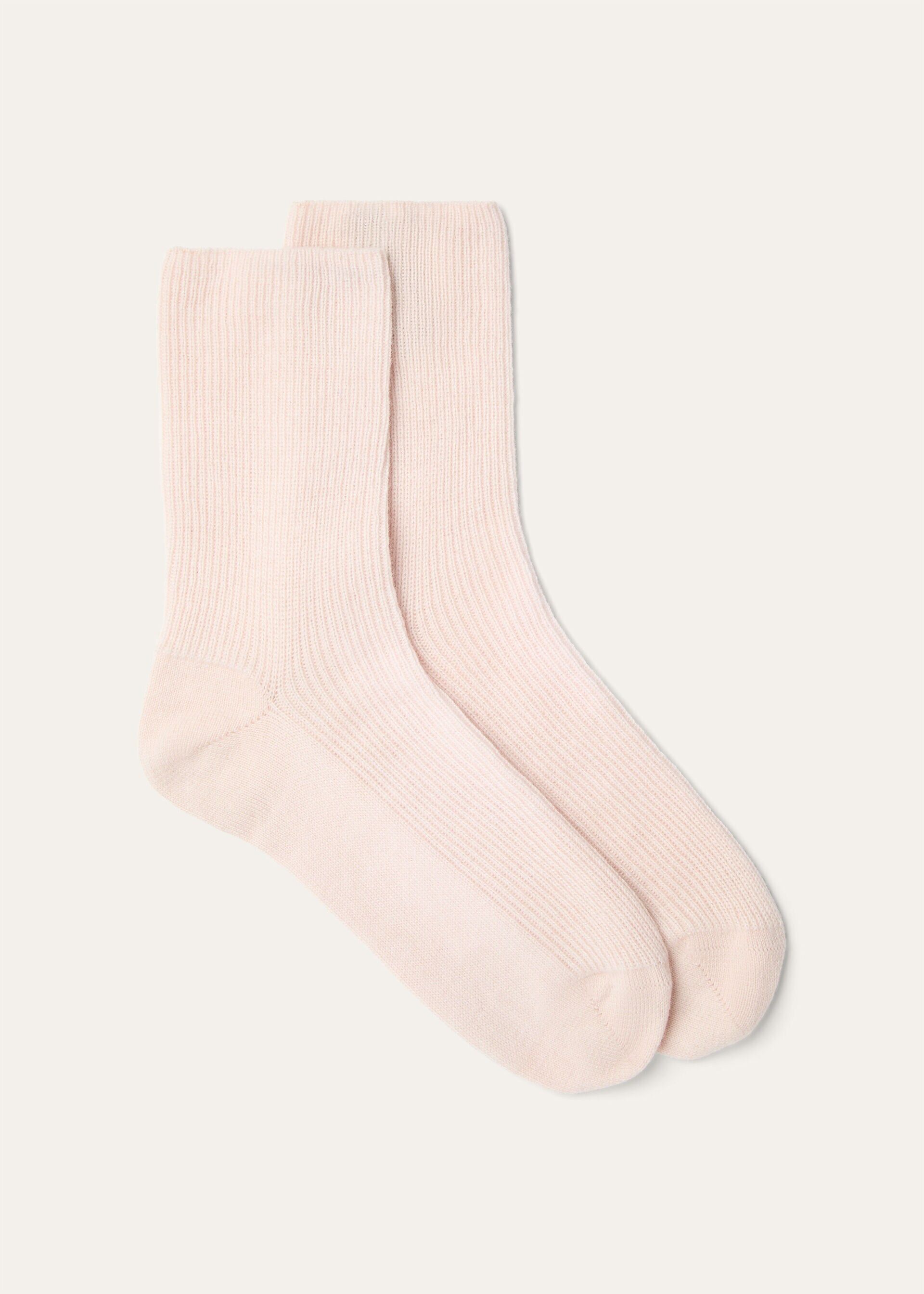 Loro Piana os11x0426 FAQ1318 Size: OS / Socks in Pale Baby Rose Size ONE SIZE - 1 Thumbnail