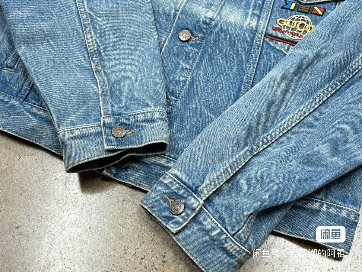 Gucci Gucci Wahsed Denim Jacket Size US L / EU 52-54 / 3 - 6 Thumbnail