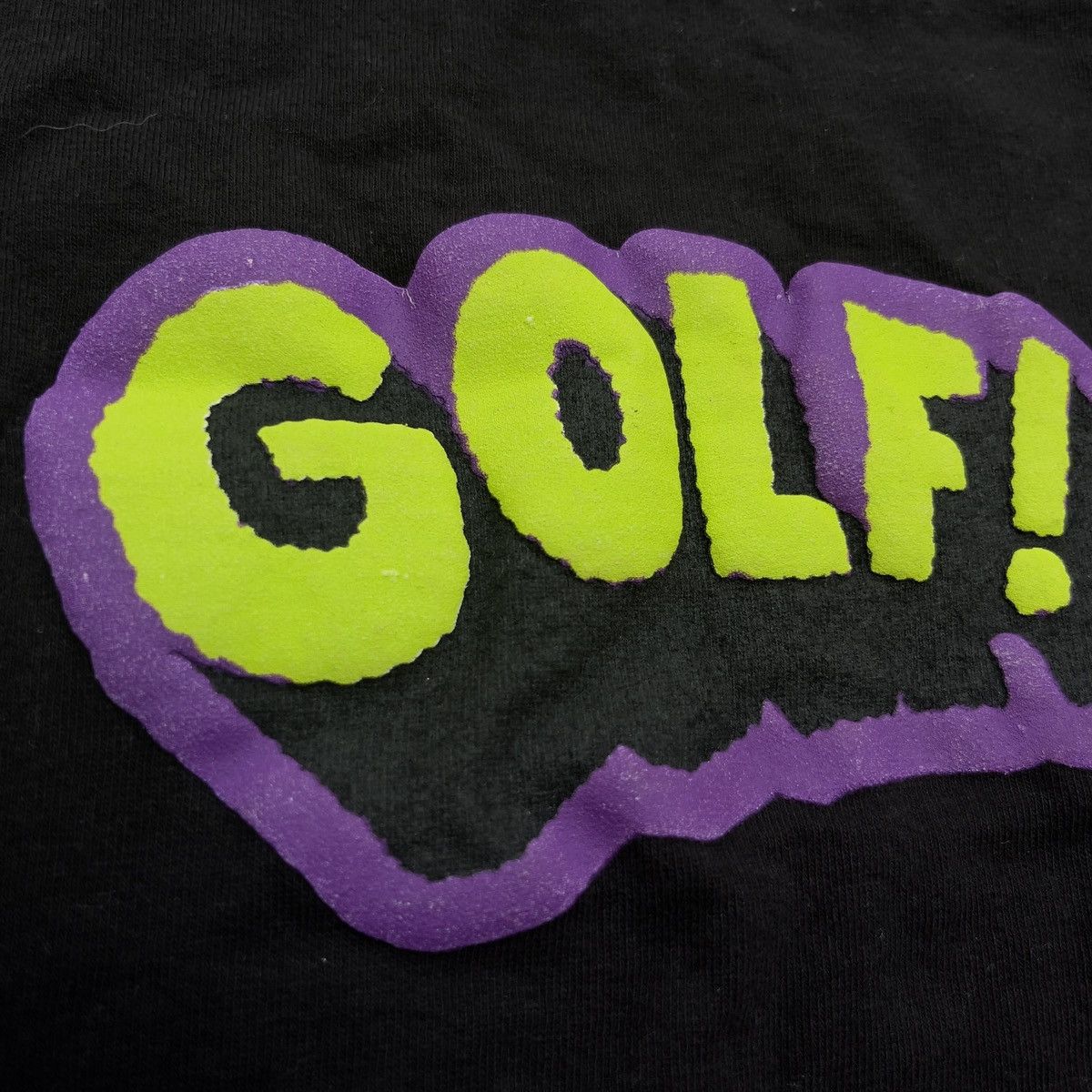 Golf Wang × Odd Future × Tyler The Creator Retro GOLF WANG Puff Print Logo Shirt Size US L / EU 52-54 / 3 - 3 Thumbnail