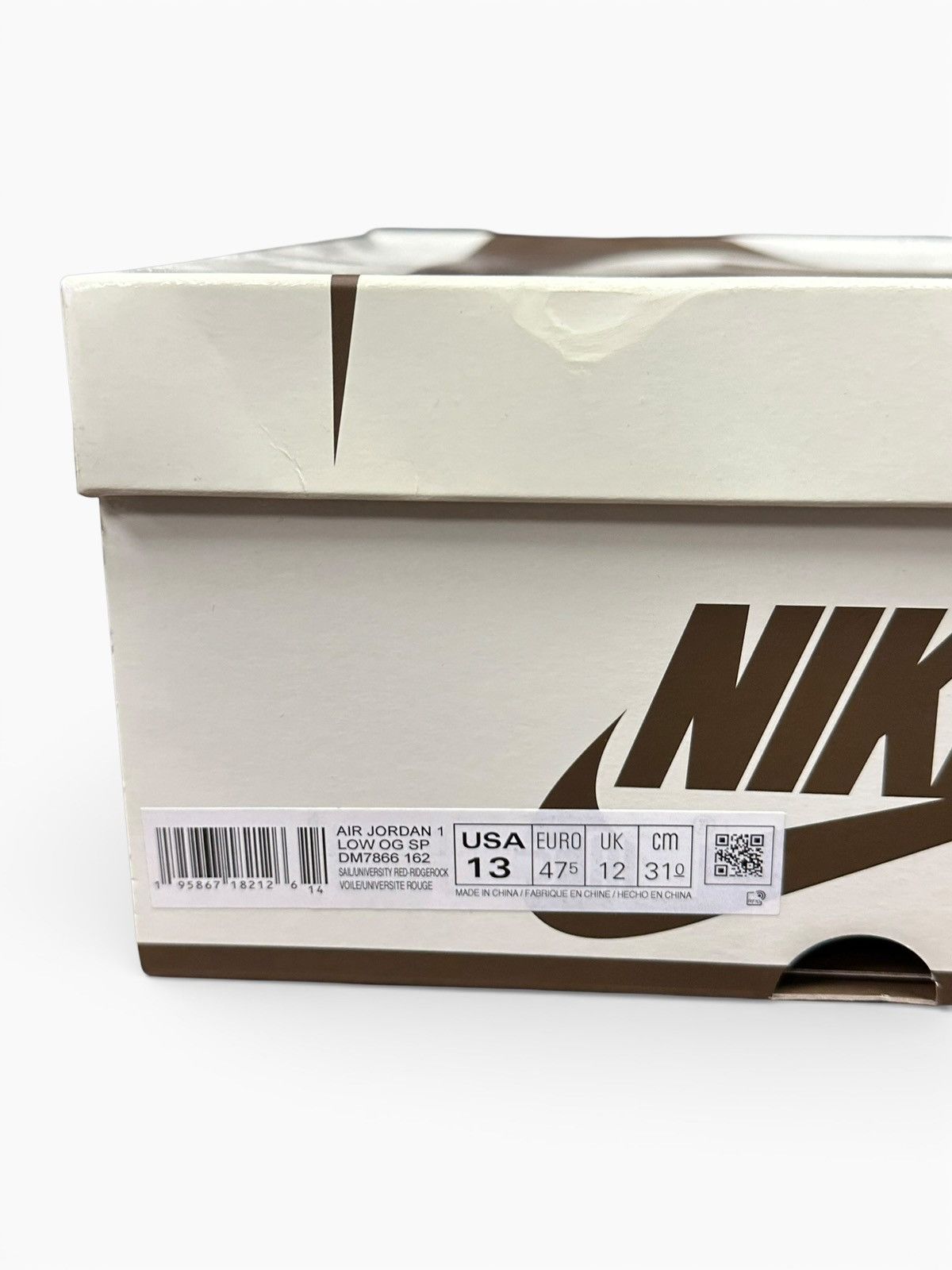 Jordan Brand × Travis Scott Air Jordan 1 Retro Low "REVERSE MOCHA" - Size 13 New Size US 13 / EU 46 - 11 Thumbnail