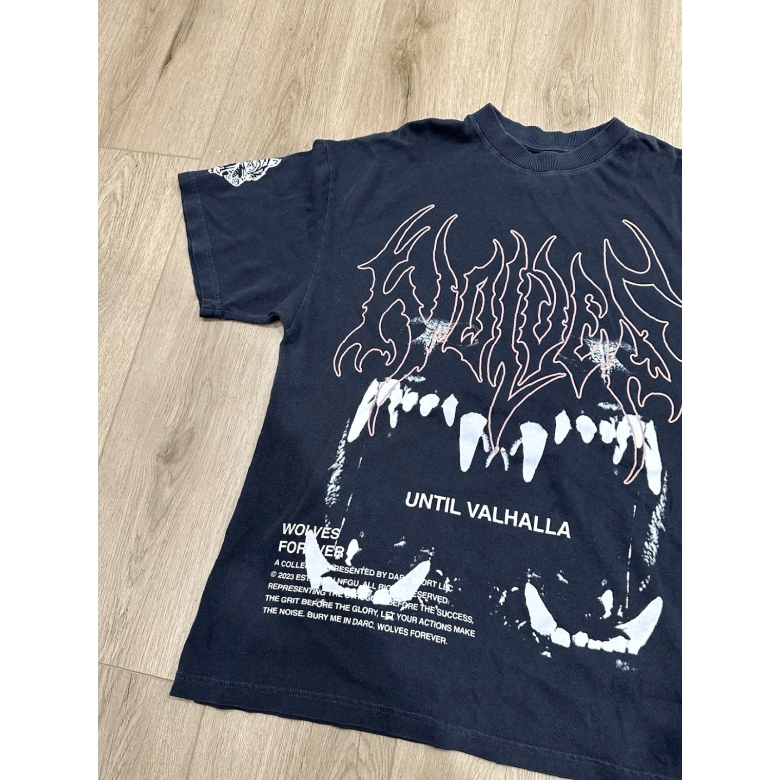 Darc Sport Darc Sport Wolves Club T Shirt Premium Vintage Oversized Grey Sz Med Size US M / EU 48-50 / 2 - 3 Thumbnail