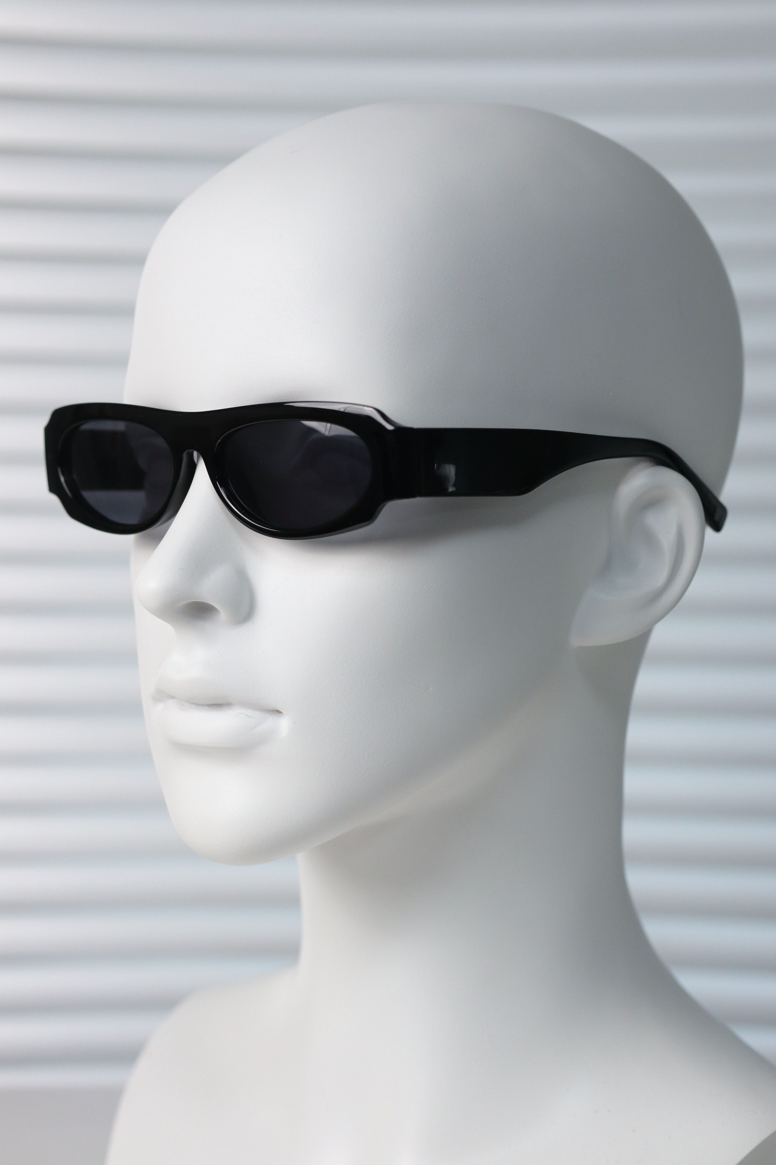Japanese Brand Rare Vtg Y2k Avant Garde Square Black Sunglasses Unisex OS Size ONE SIZE - 4 Thumbnail