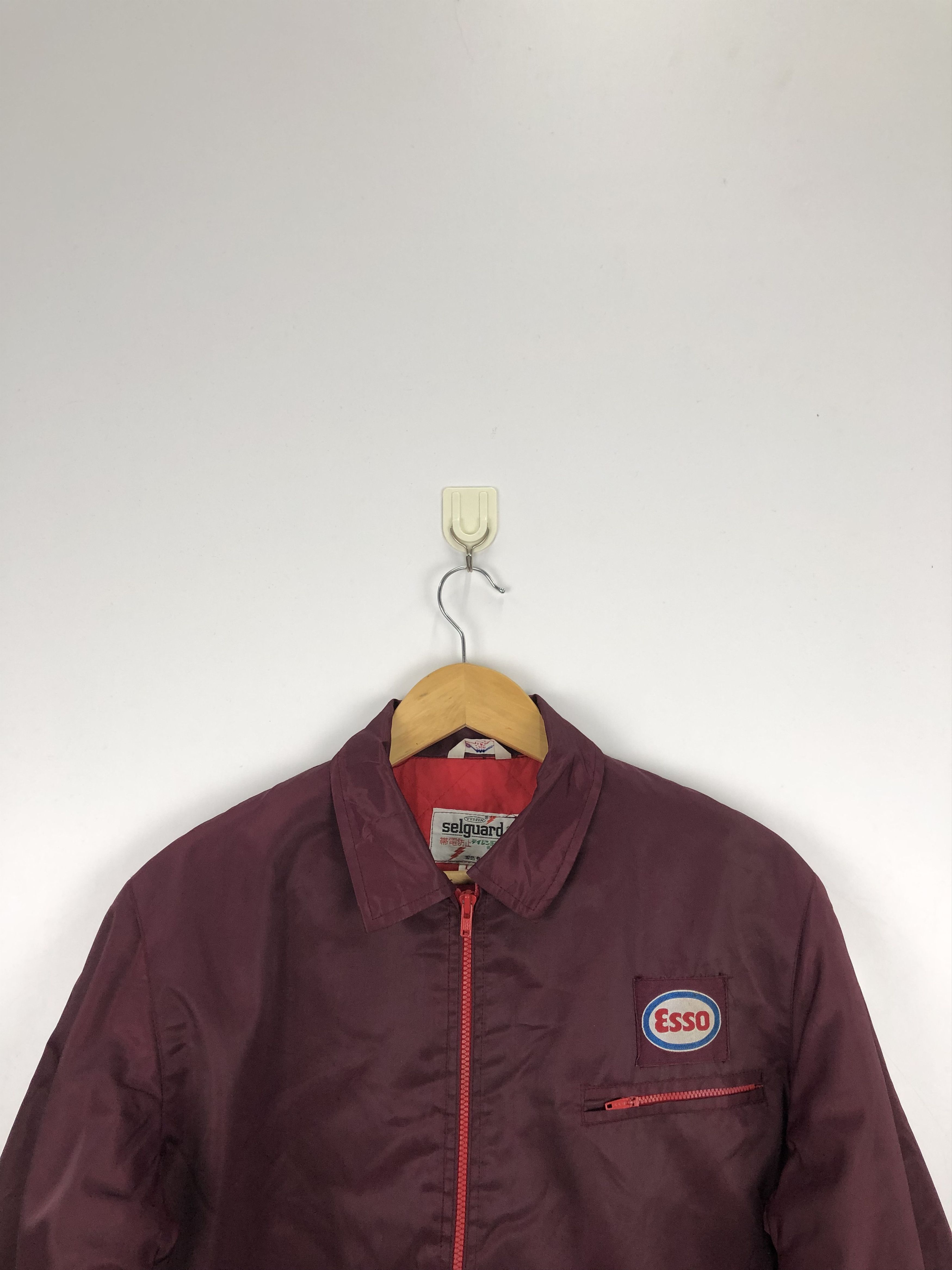 Vintage Vintage 90s Esso Bomber Light Jacket J0734 Size US L / EU 52-54 / 3 - 10 Thumbnail