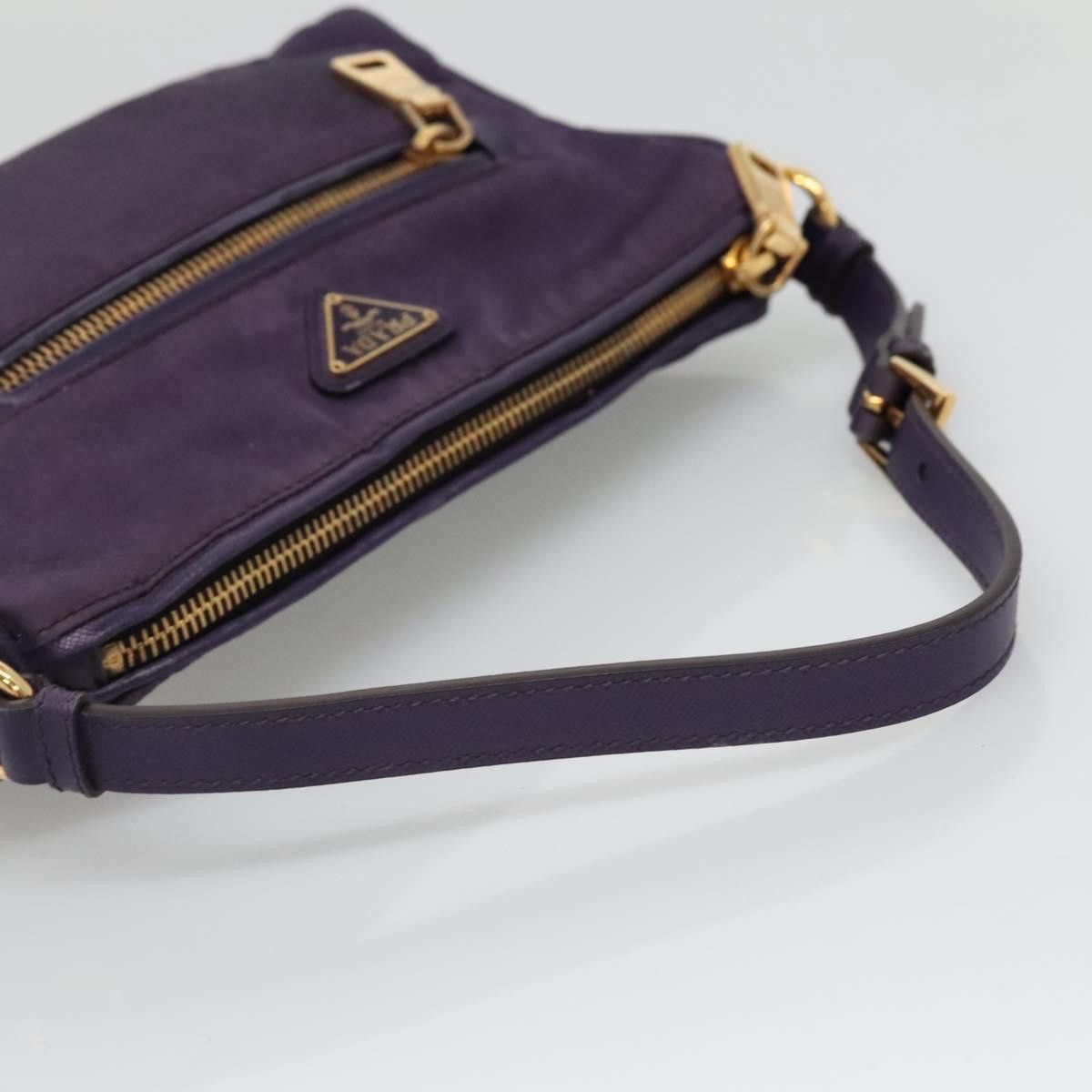 Prada PRADA Shoulder Bag Nylon Purple Gold Size ONE SIZE - 7 Thumbnail