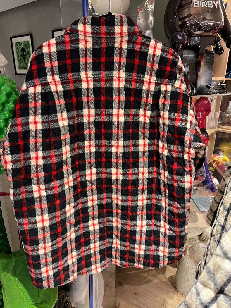 Balenciaga Balenciaga Red Plaid Extra Thick Cotton Coat Size US S / EU 44-46 / 1 - 4 Thumbnail