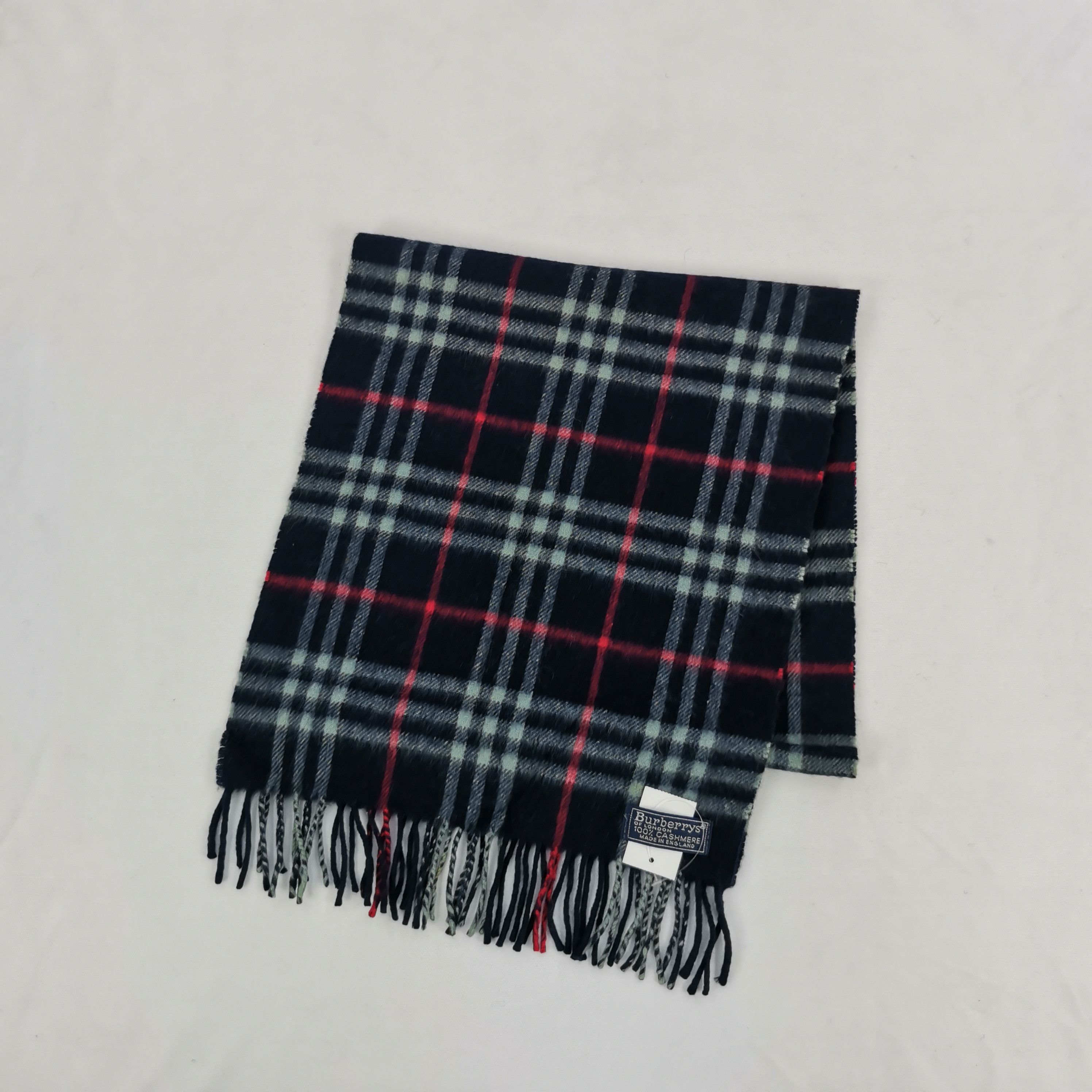 Burberry Vintage Wool Scarf Winter Scarves 56789 Size ONE SIZE - 3 Thumbnail