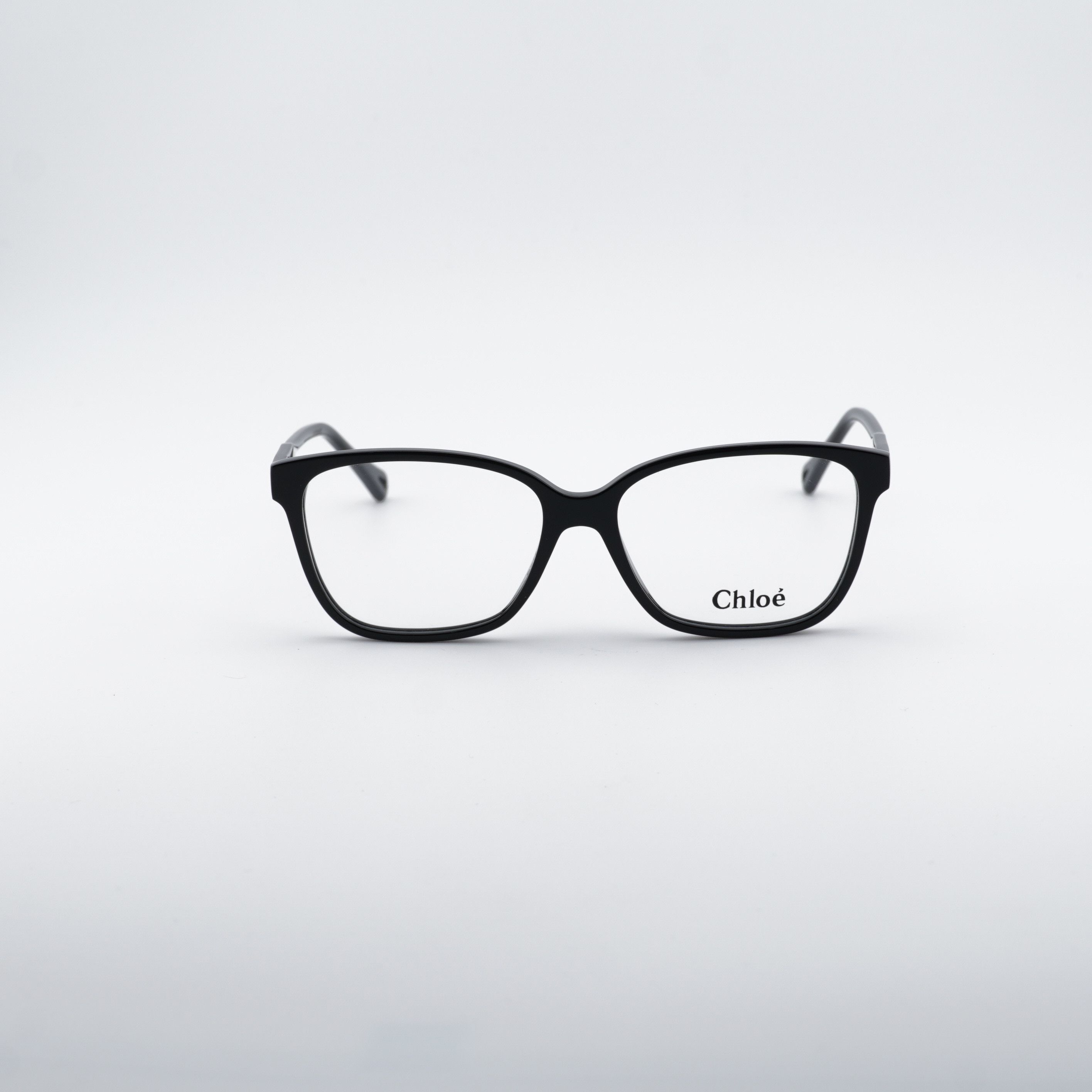 Chloe Chloe CH0115O 001 Eyeglasses Shiny Black 54mm Square Frame Size ONE SIZE - 3 Thumbnail