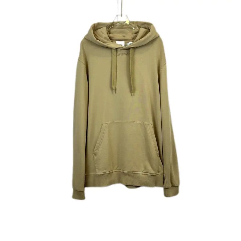 Burberry Burberry Long Sleeve Khaki Cotton Hoodie Size L / US 10 / IT 46 - 1 Thumbnail