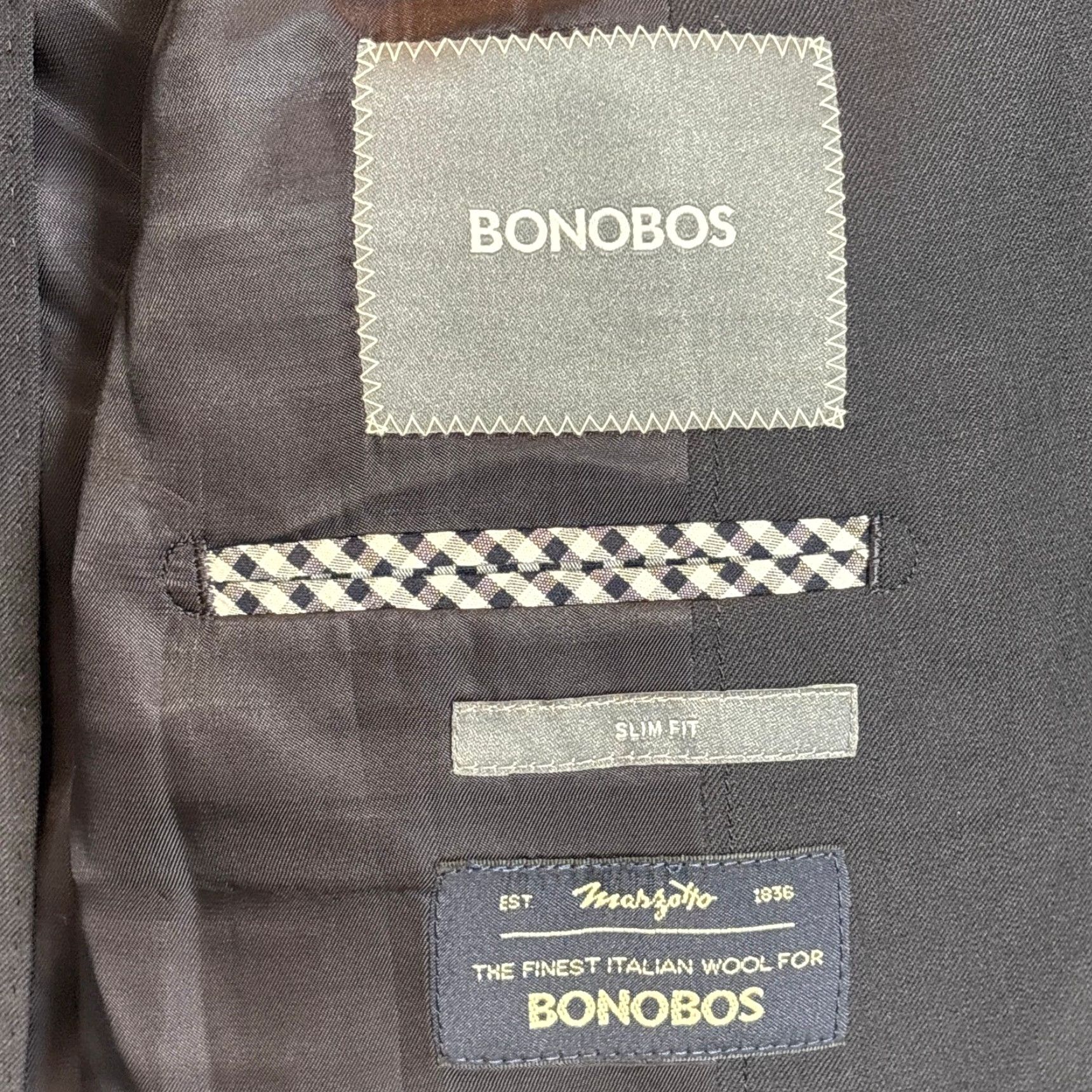 Bonobos **Bonobos Medium Blue Slim Fit Men's Blazer Sport Coat** User: Bonobos Medium Blue Slim Fit Men's Blazer Sport Coat Size 40R - 3 Thumbnail