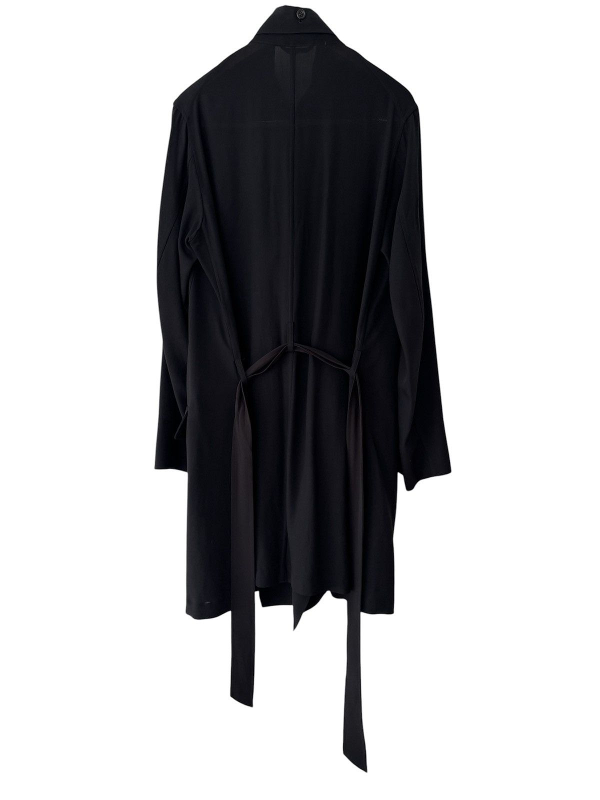 Ann Demeulemeester Ann Demeulemeester Draped Trench Coat Double Front Size US S / EU 44-46 / 1 - 6 Thumbnail