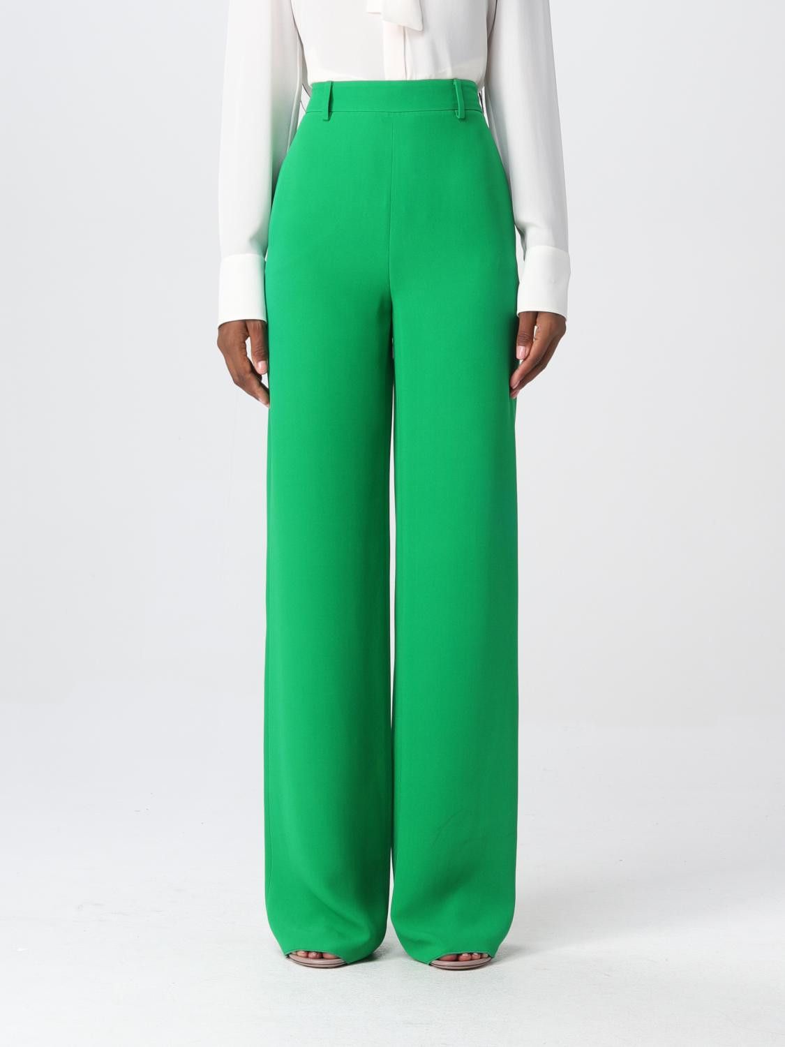 Valentino o1y0326 Casual Pant in Green Size 30" / US 8 / IT 44 - 1 Thumbnail