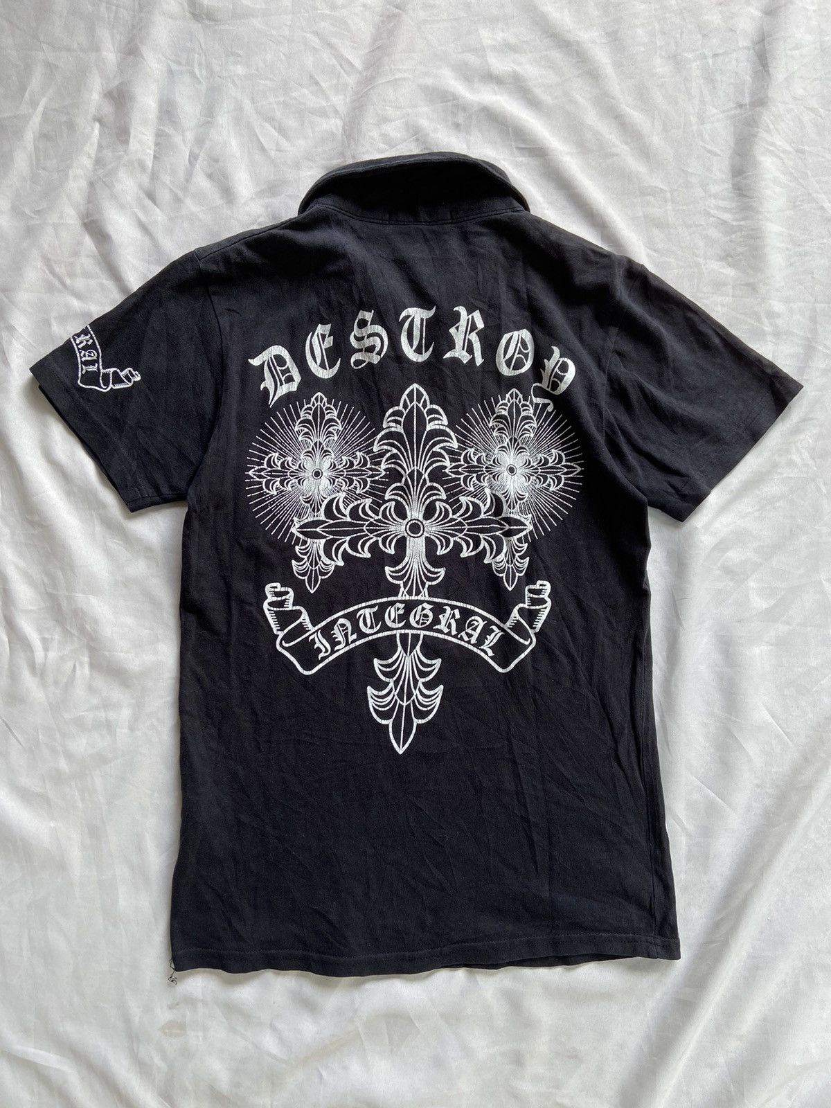 Japanese Brand DETECTIVE STRUCT DESTROY INTEGRAL JAPANESE TEE Size US S / EU 44-46 / 1 - 1 Thumbnail