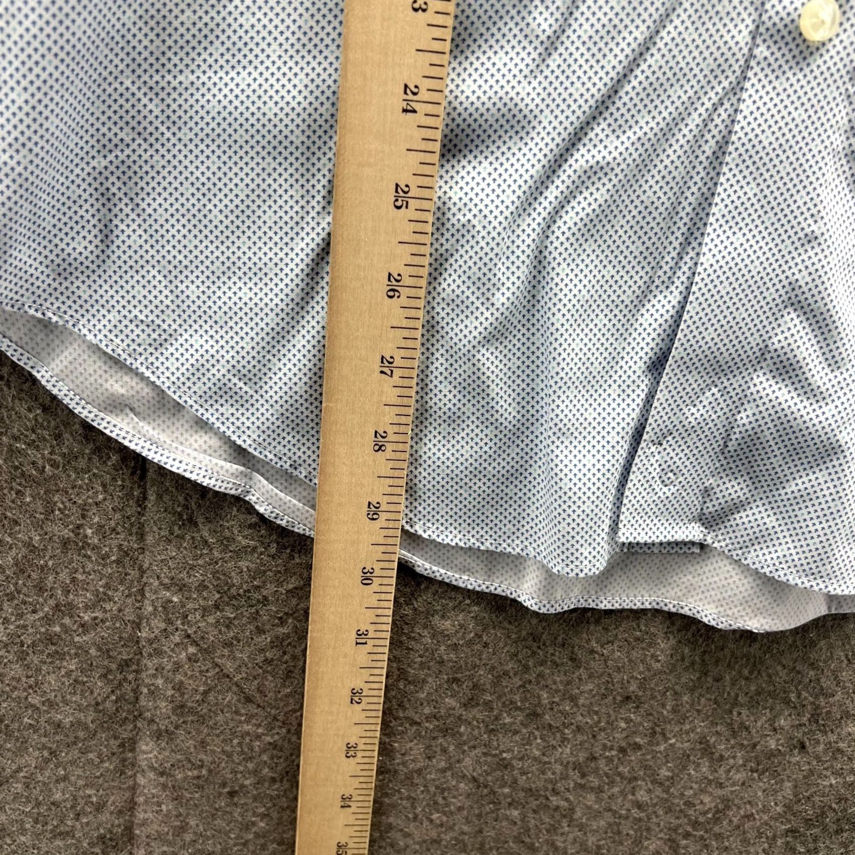 Calvin Klein Calvin Klein Shirt Mens Large Blue Button-Down Slim Performance Arrow Print Shirt Size US L / EU 52-54 / 3 - 6 Thumbnail
