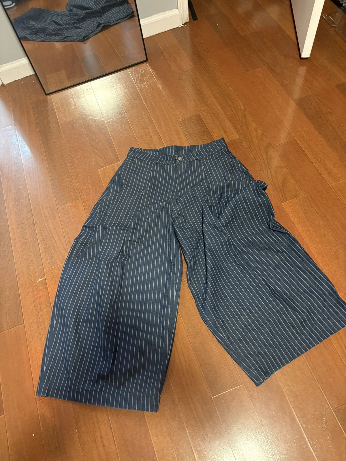 Other PUSH PUSH NAVY STRIPE BAGGY PANTS Size US 32 / EU 48 - 2 Thumbnail