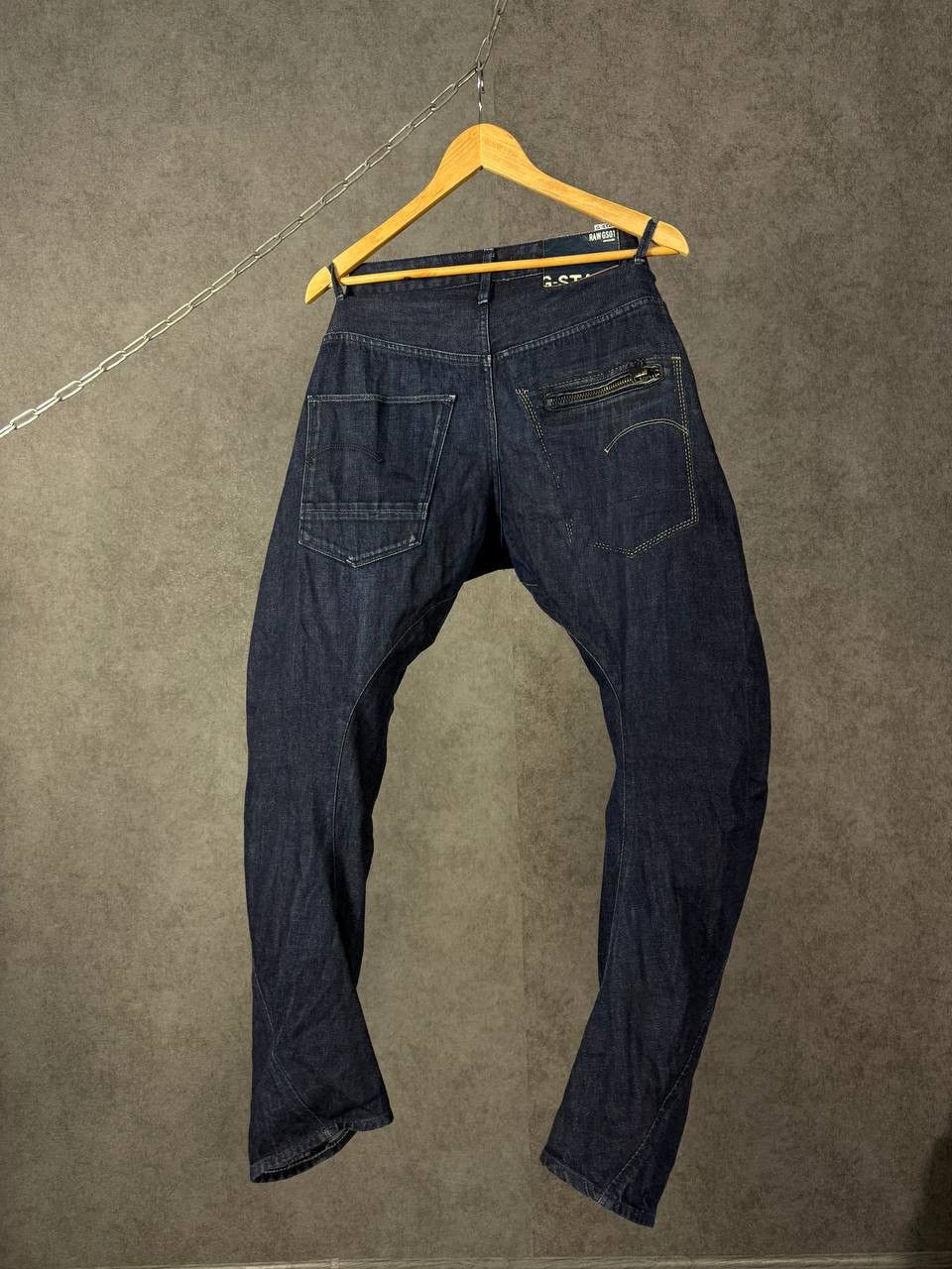 G-Star G Star Raw designer asymmetric jeans Size US 33 - 6 Thumbnail