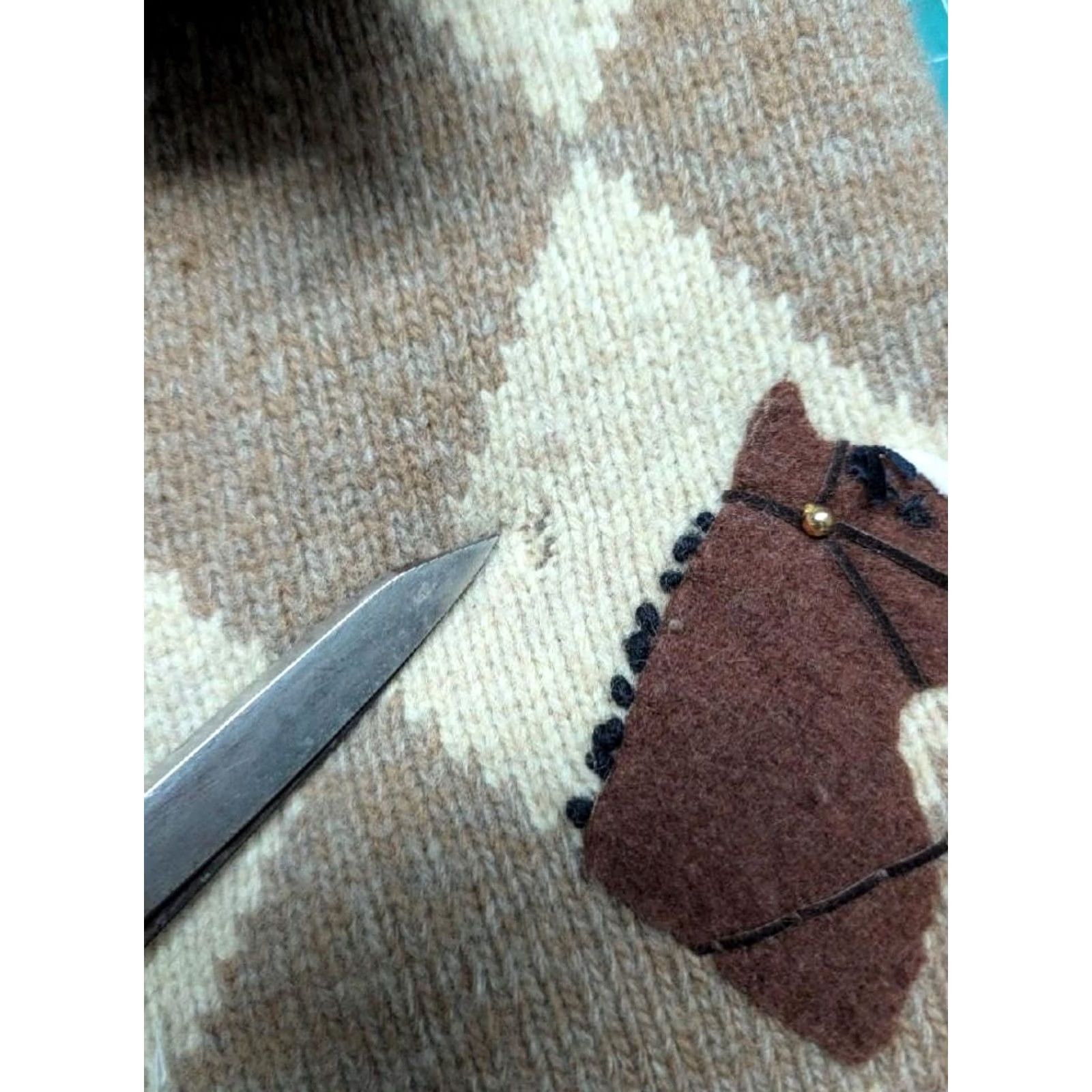 Vintage VINTAGE Susan Bristol Equstrian sweater vest XL Women Argyle/Diamond Wool Mohair Lambswool Brown Favorite Patterns 90s Mens Size XL / US 12-14 / IT 48-50 - 8 Thumbnail