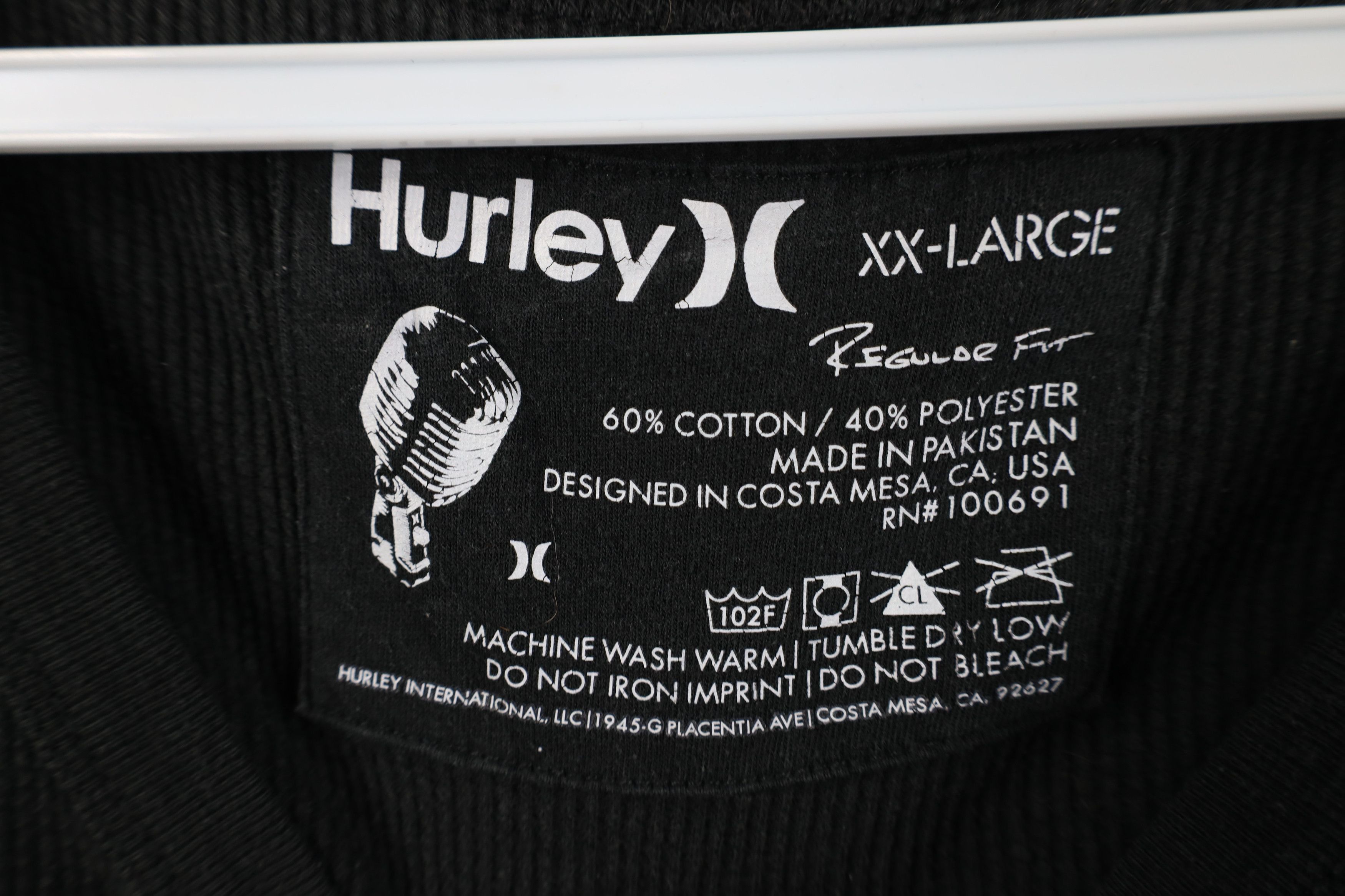 Hurley Vintage Y2K Hurley Surfing Spell Thermal Waffle Knit T-Shirt Size US XXL / EU 58 / 5 - 5 Thumbnail