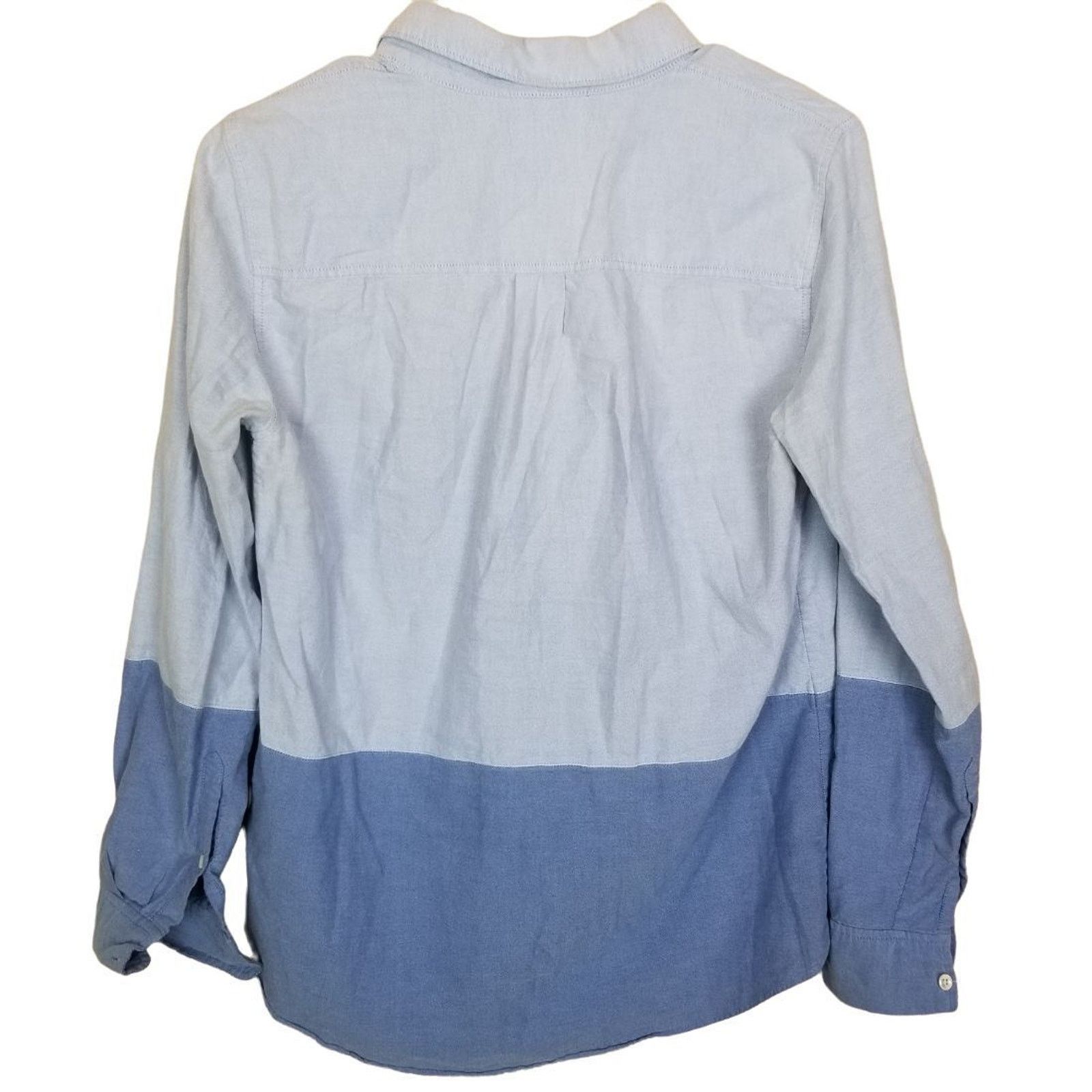 J.Crew J. Crew Womens Colorblock Oxford Shirt 4 Boy Fit Preppy Size S / US 4 / IT 40 - 9 Thumbnail