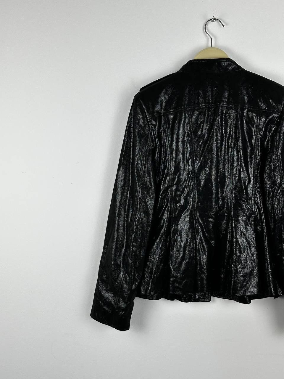 Burberry Rare Burberry Goat Skin Shine Leather Jacket Size M / US 6-8 / IT 42-44 - 14 Thumbnail